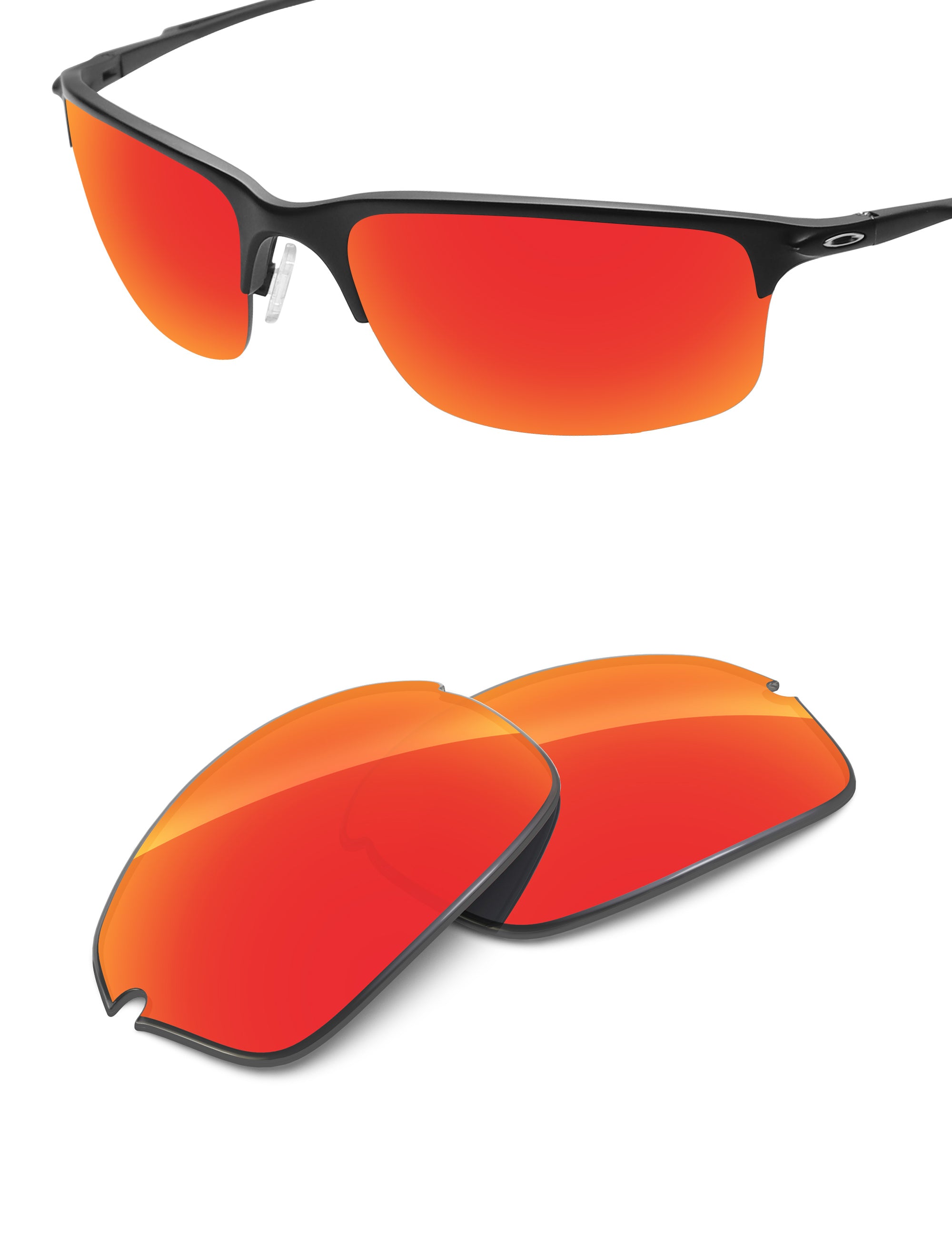 Fire Red FlashMirror™-Non-Polarized