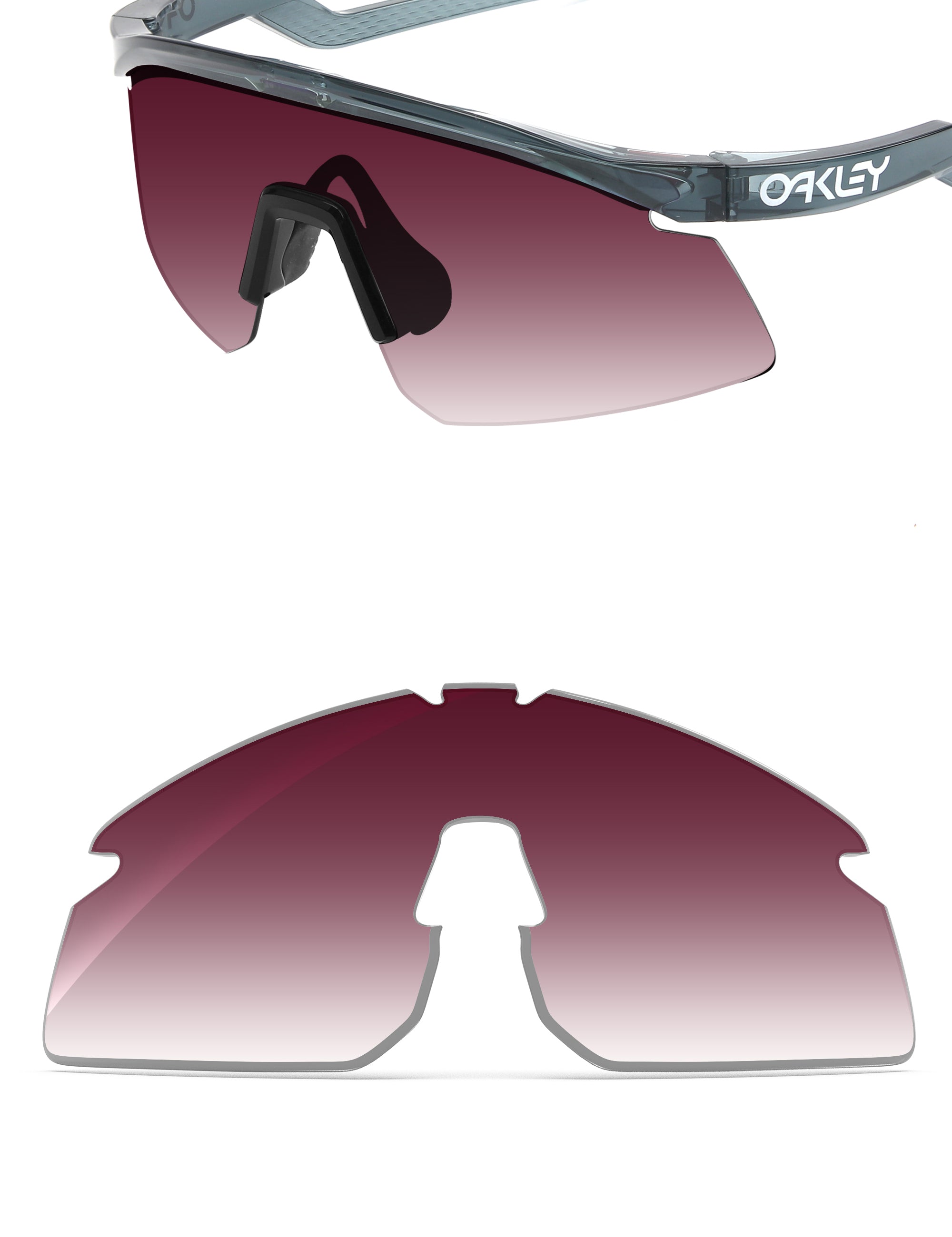 Wine Red Gradient-Non-Polarized