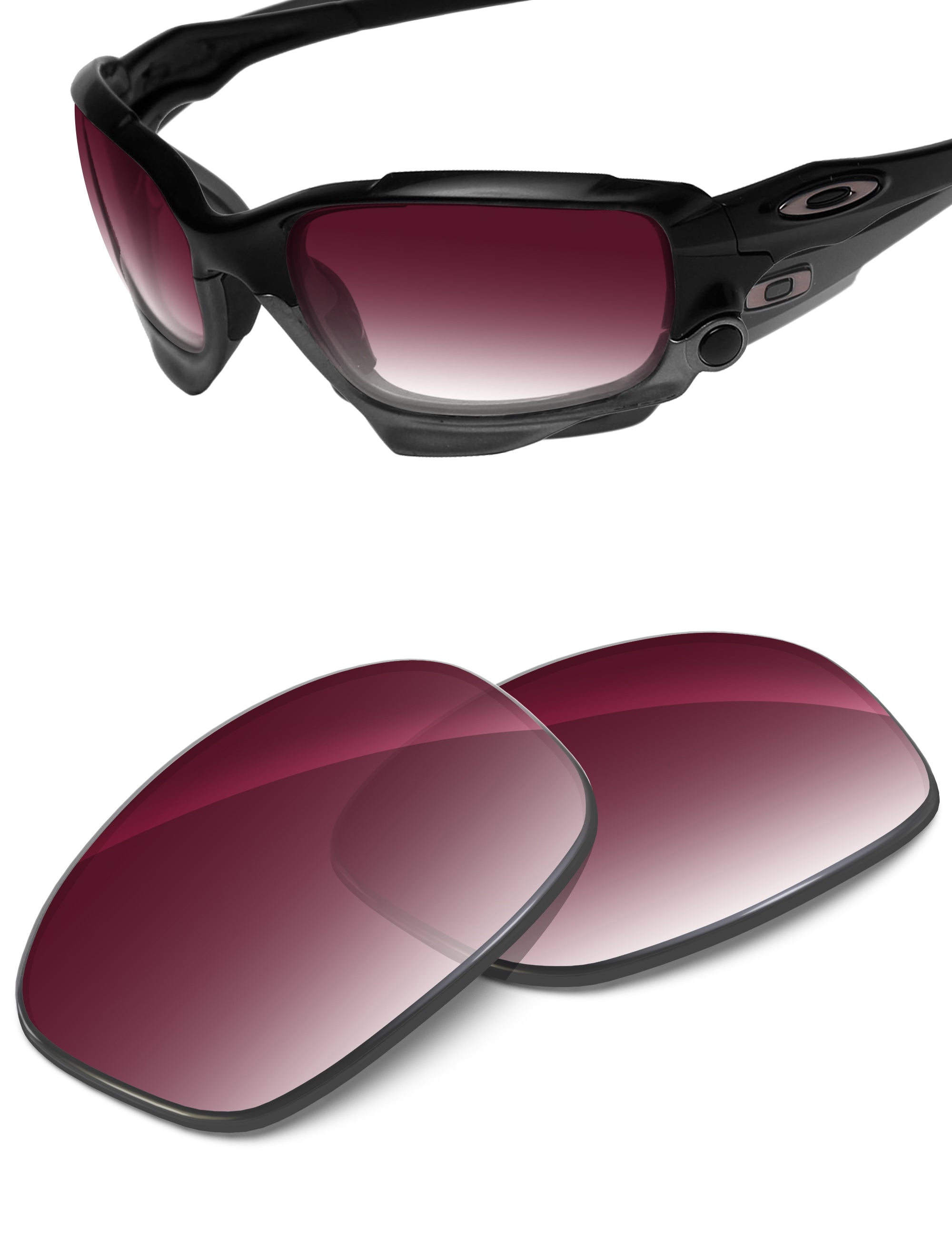 Wine Red Gradient-Non-Polarized