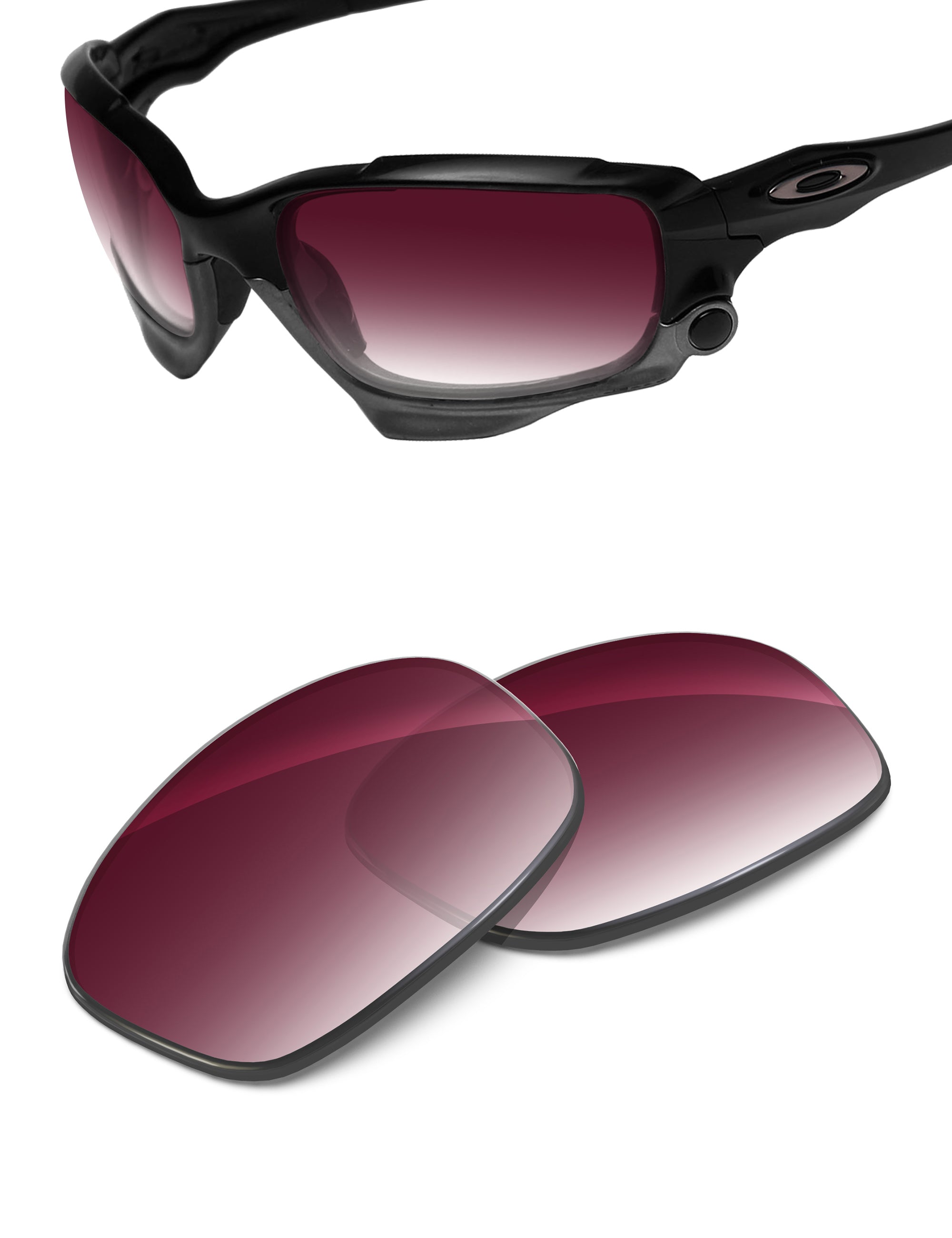 Wine Red Gradient-Non-Polarized