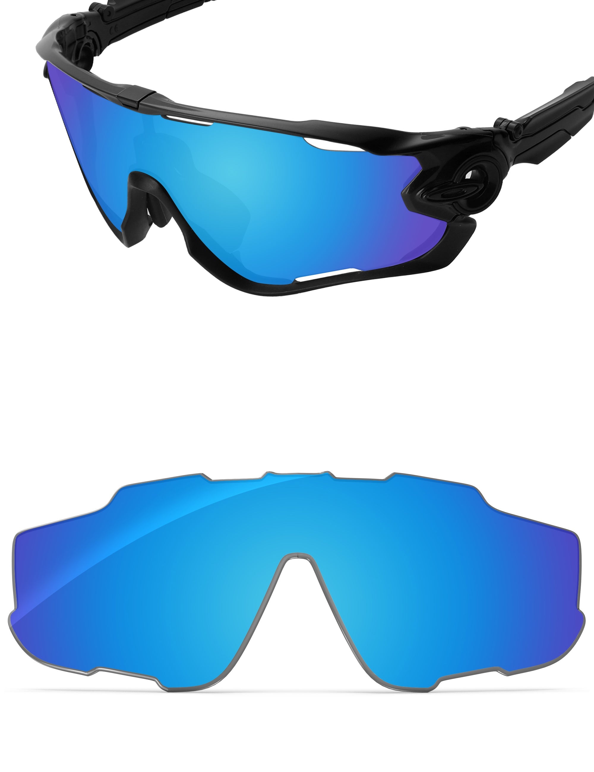 Sky Blue FlashMirror™-Non-Polarized