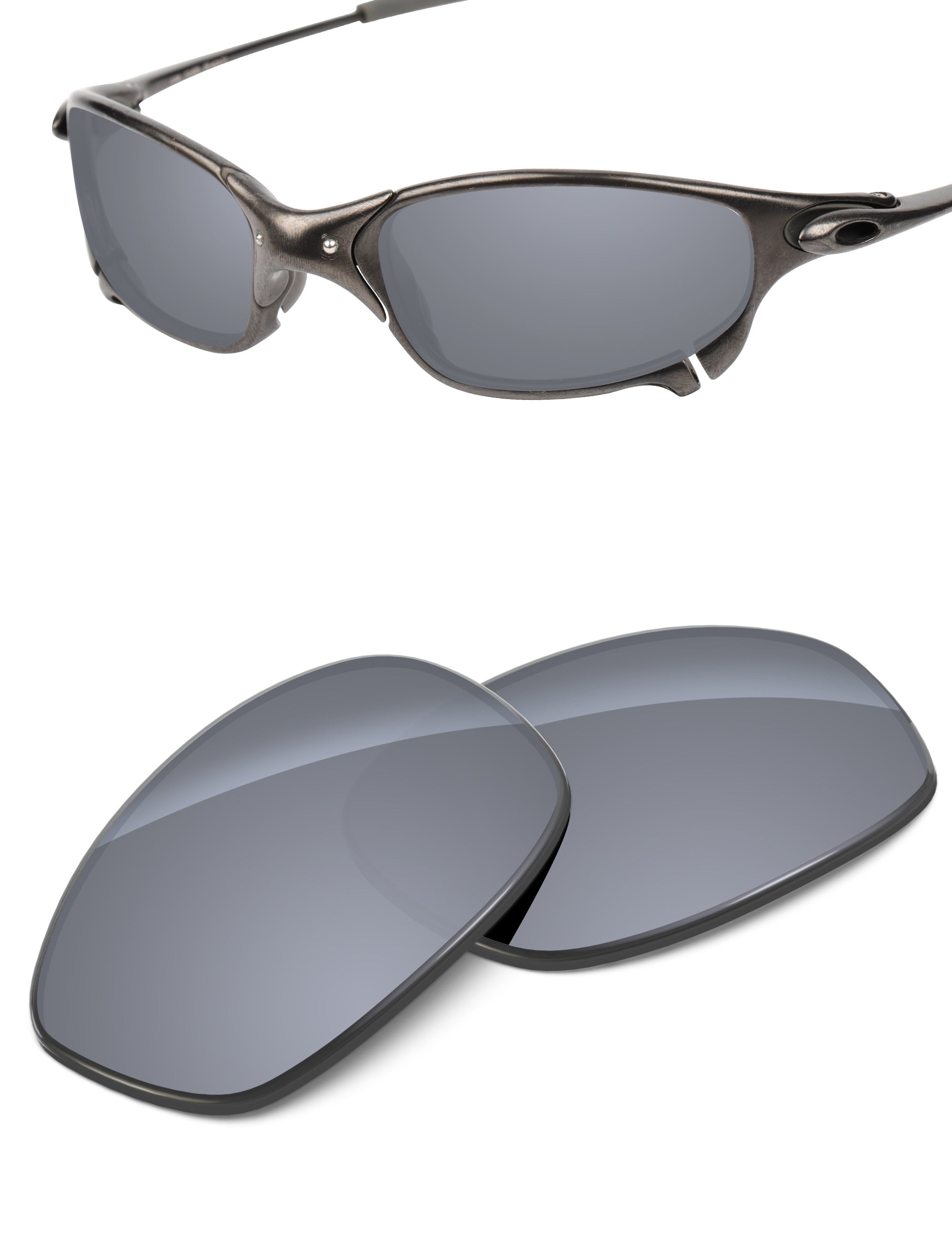 Silver Metallic FlashMirror™-Non-Polarized