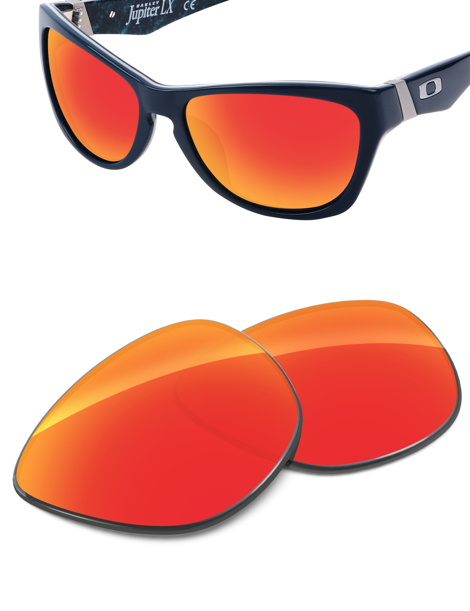 Fire Red FlashMirror™-Non-Polarized