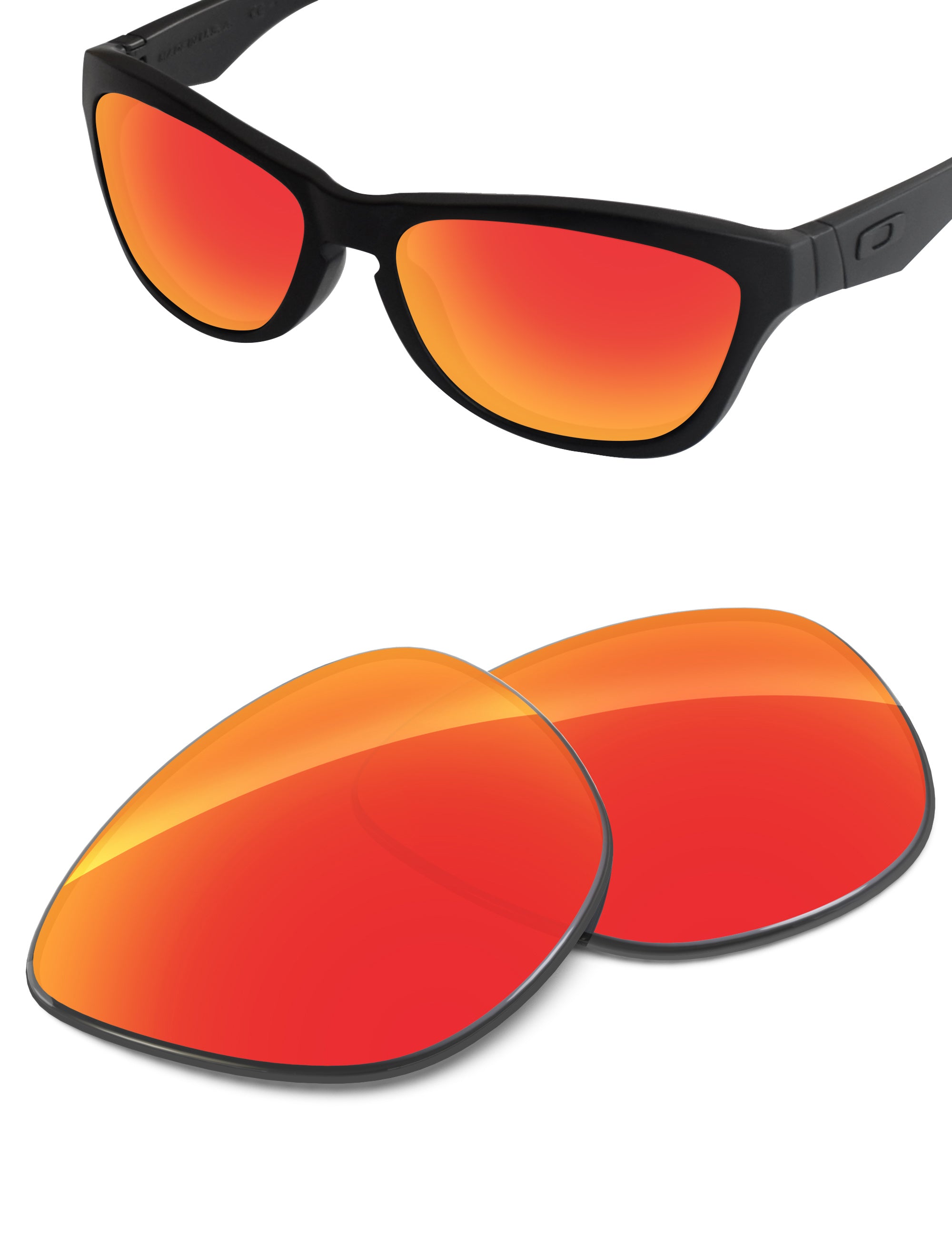 Fire Red FlashMirror™-Non-Polarized