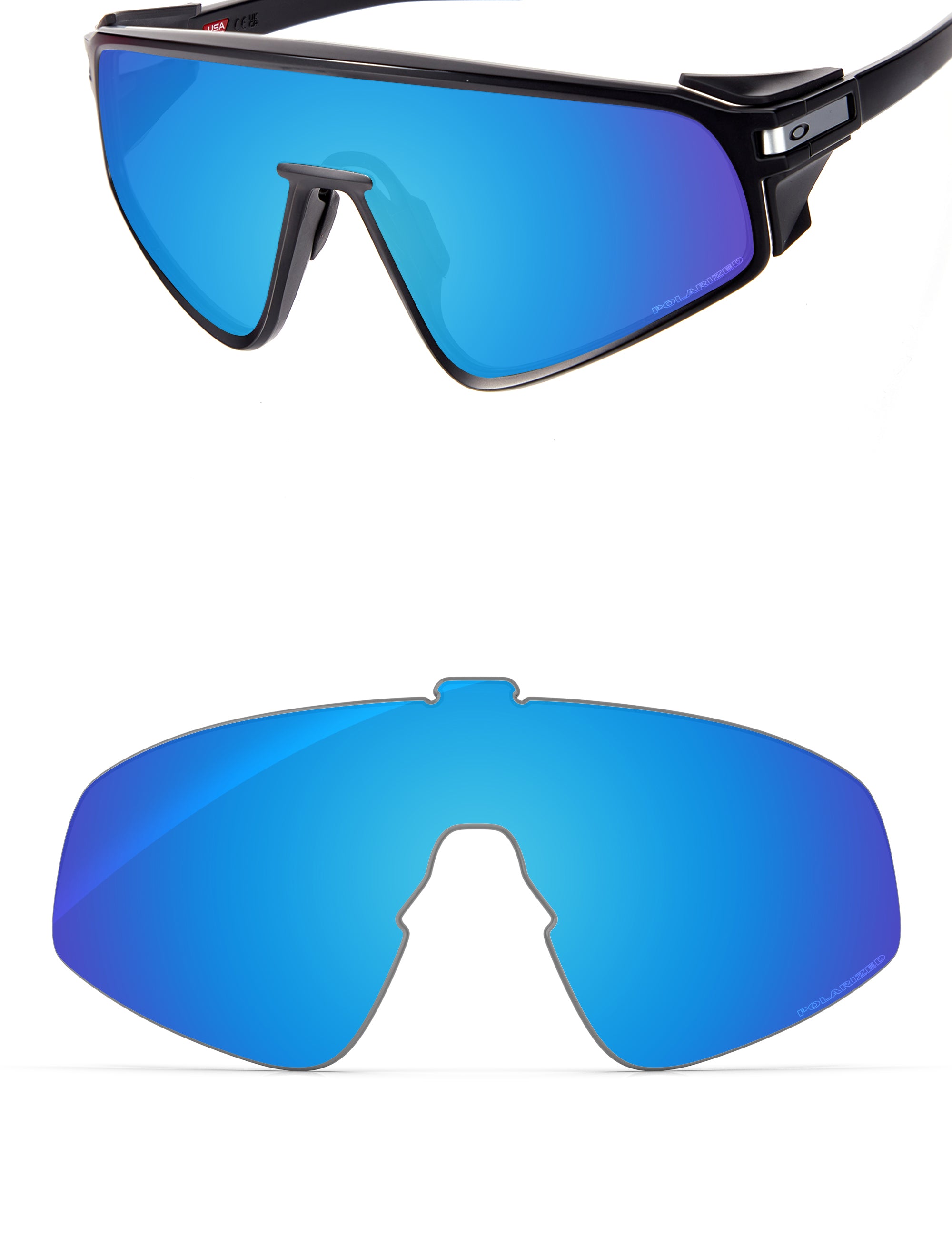 Sky Blue FlashMirror™-Polarized