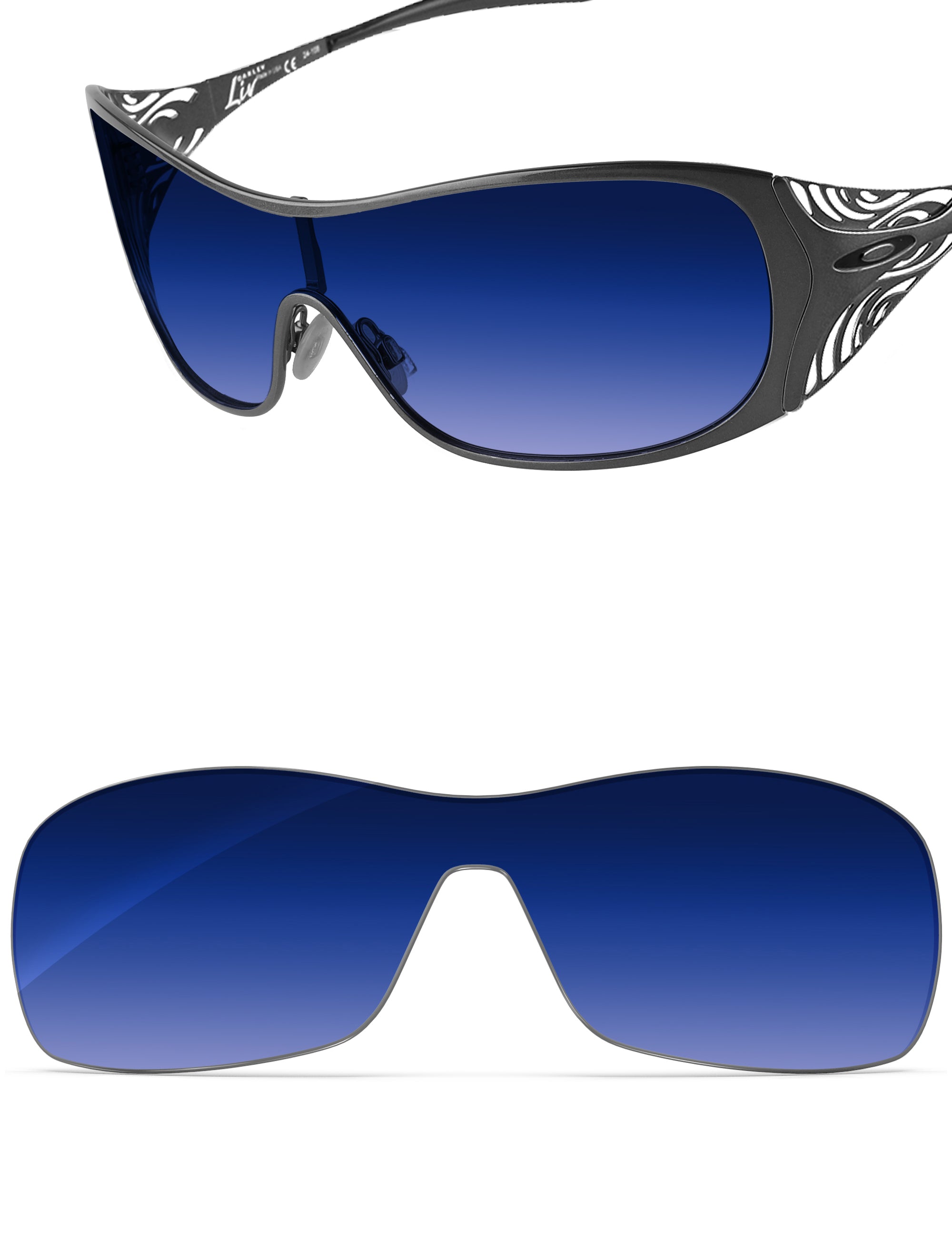 Aqua Blue Gradient-Non-Polarized