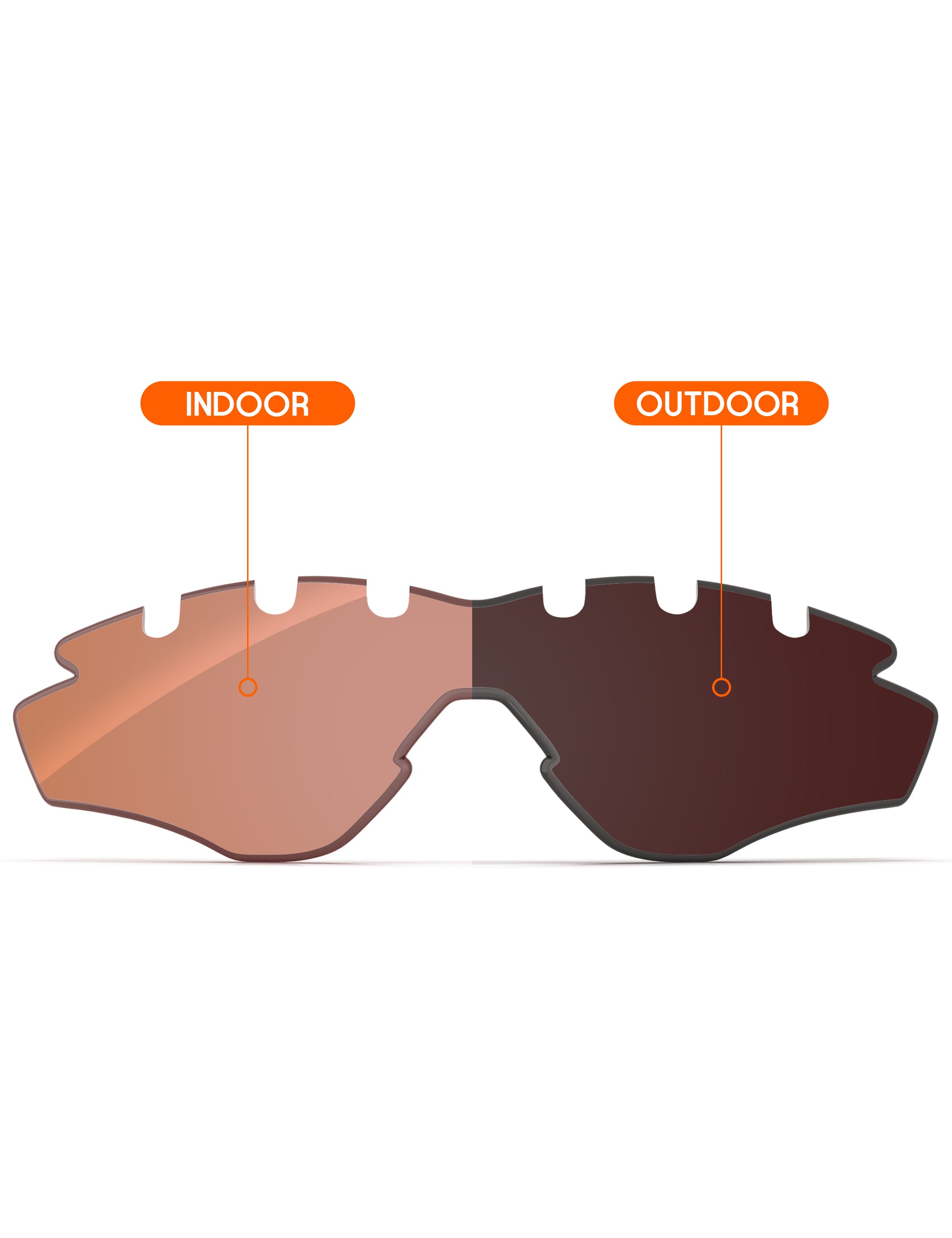 Orange Tint Photochromic-Non-Polarized