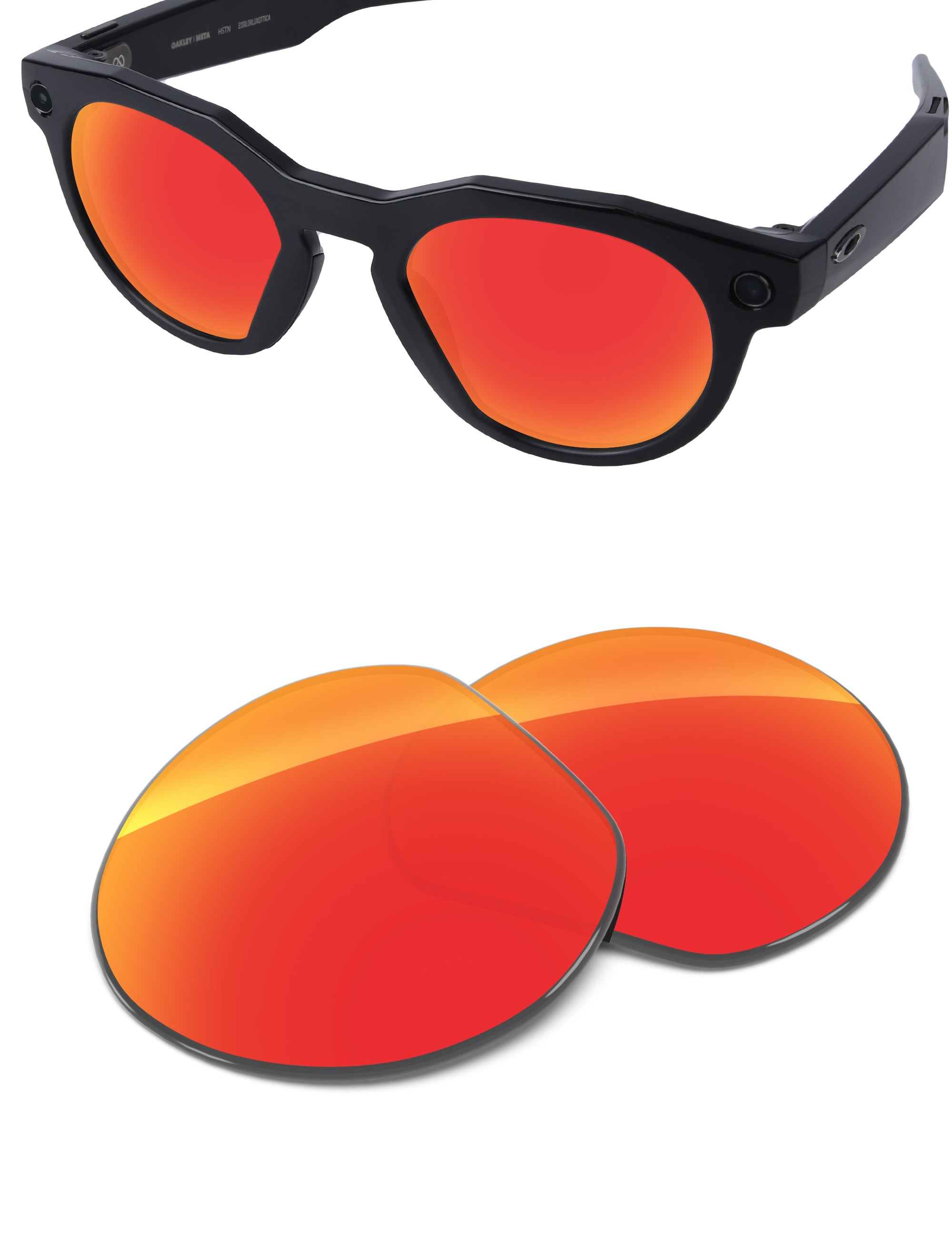 Fire Red FlashMirror™-Non-Polarized