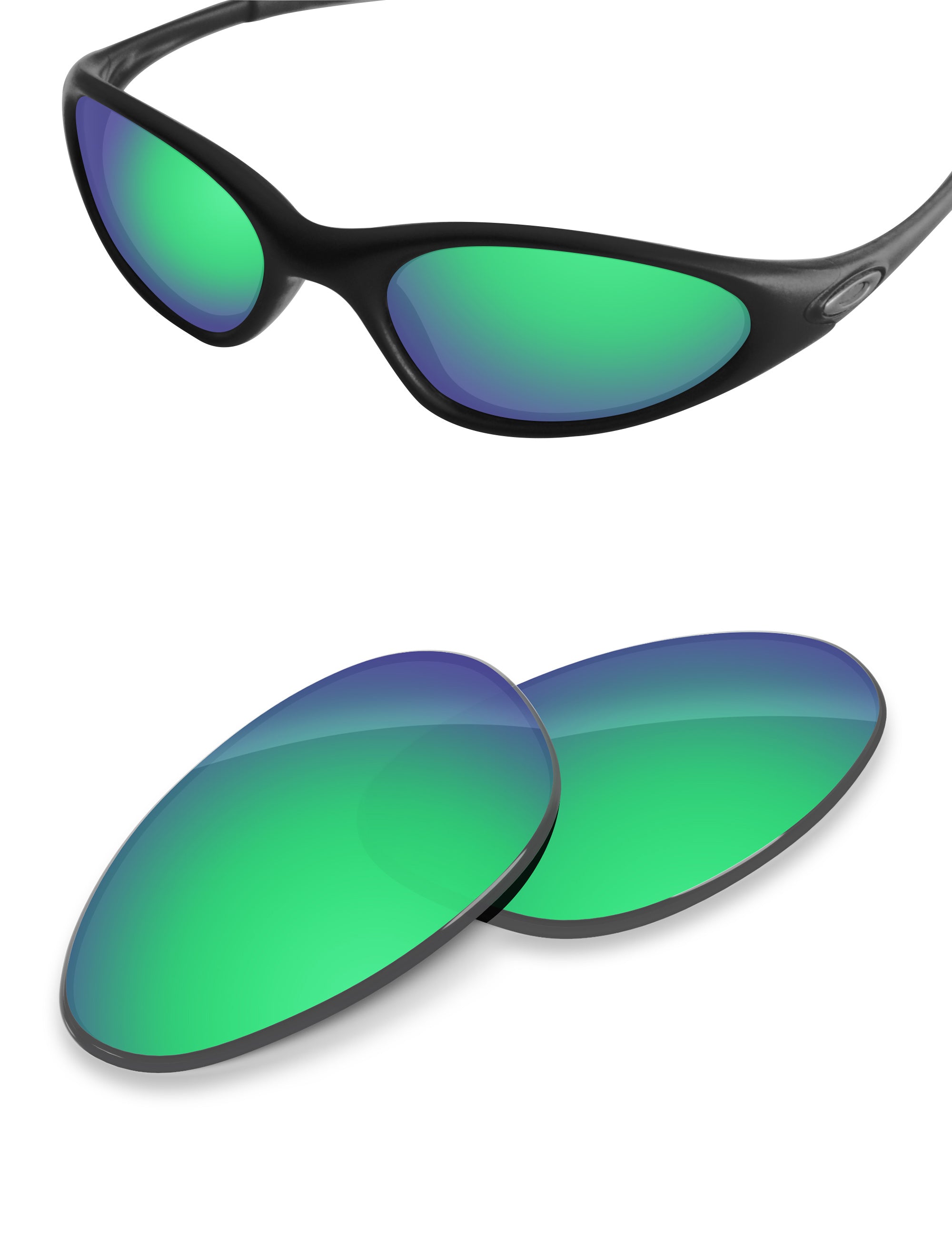 Emerald Green FlashMirror™-Non-Polarized