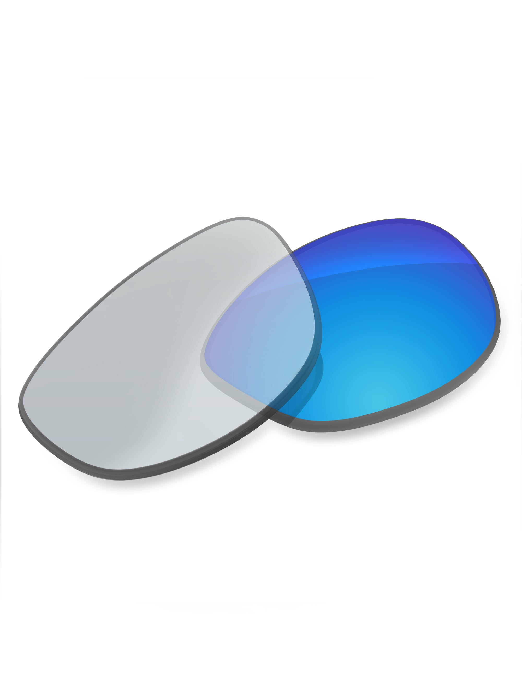 Sky Blue FlashMirror™ Photochromic-Non-Polarized