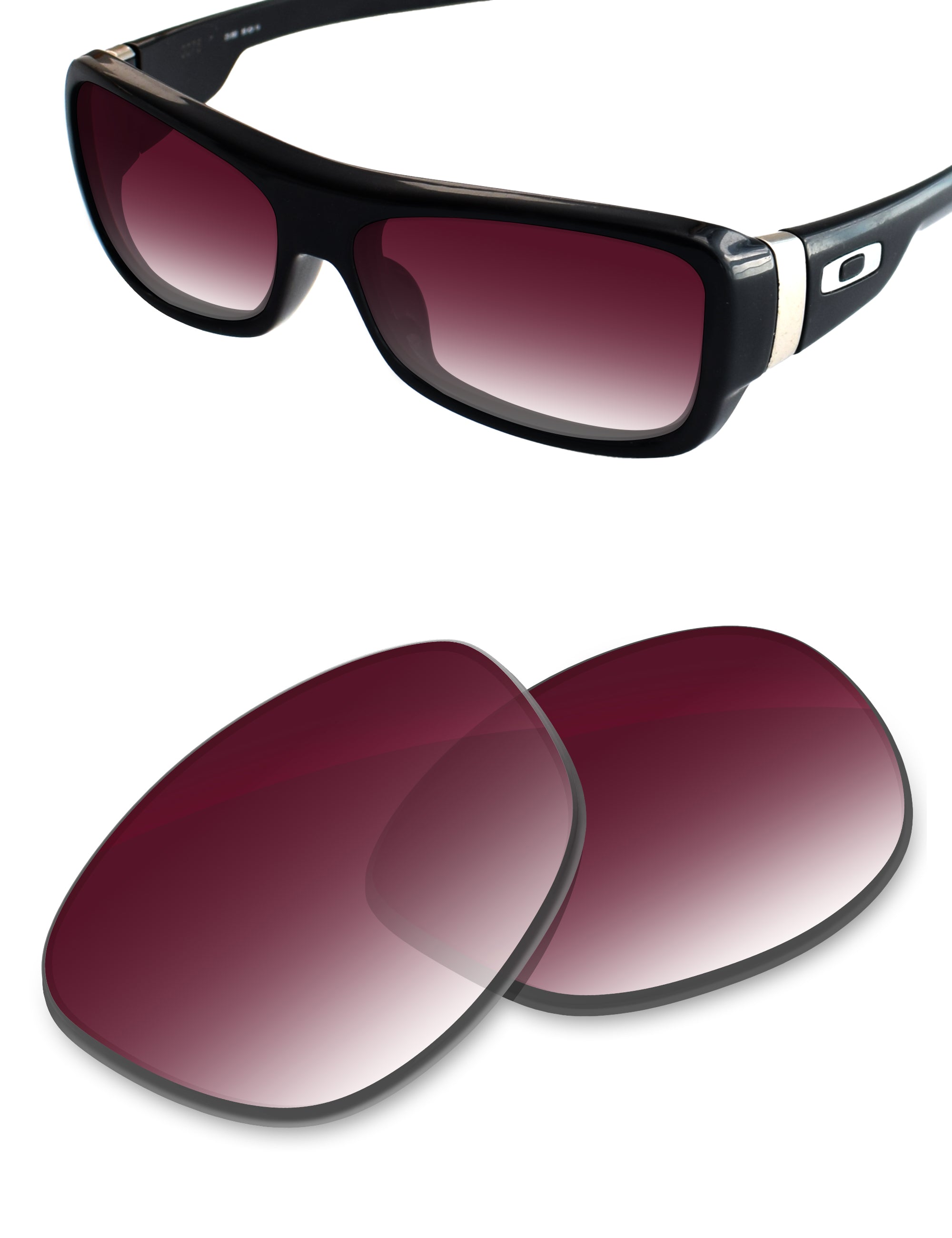 Wine Red Gradient-Non-Polarized