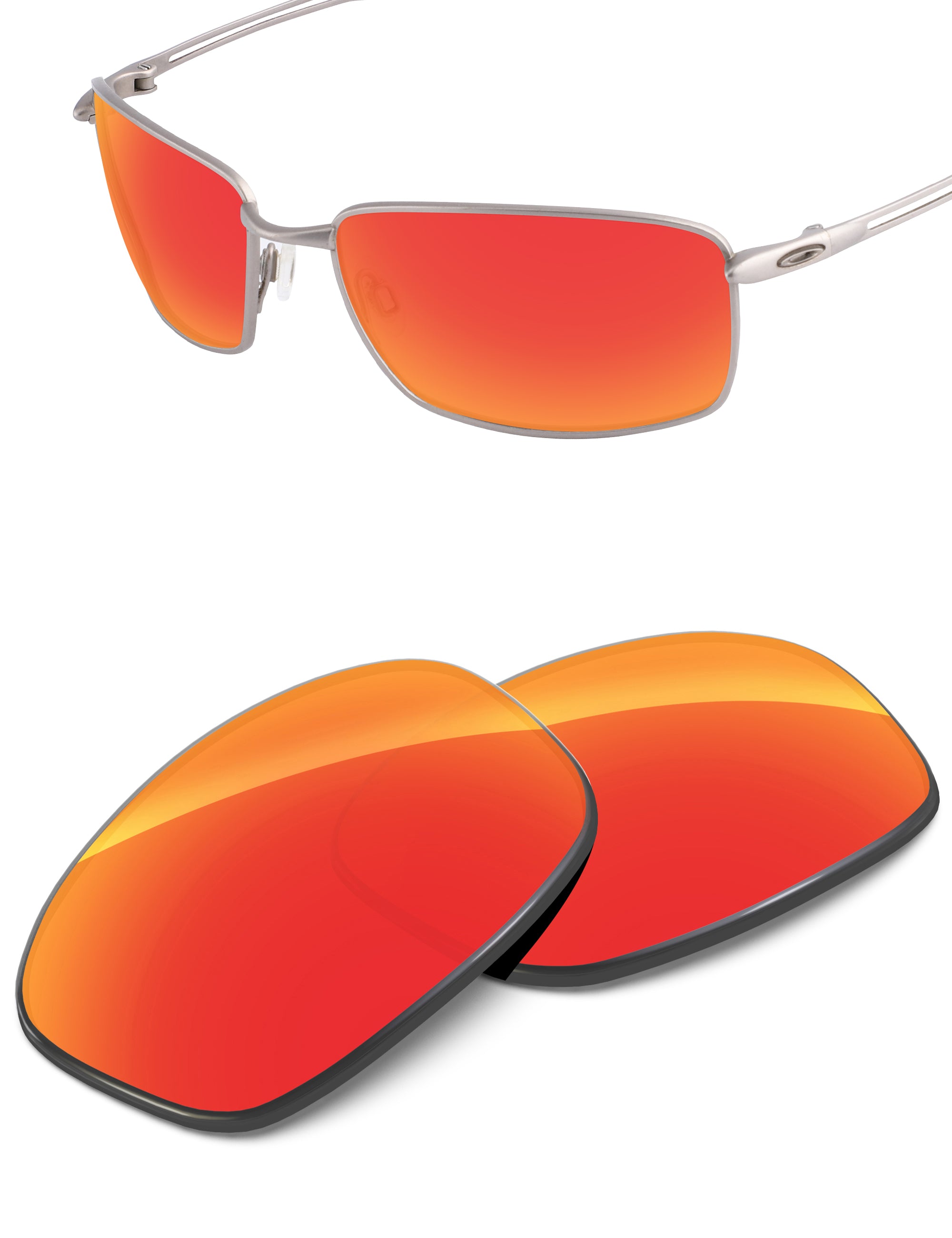 Fire Red FlashMirror™-Non-Polarized