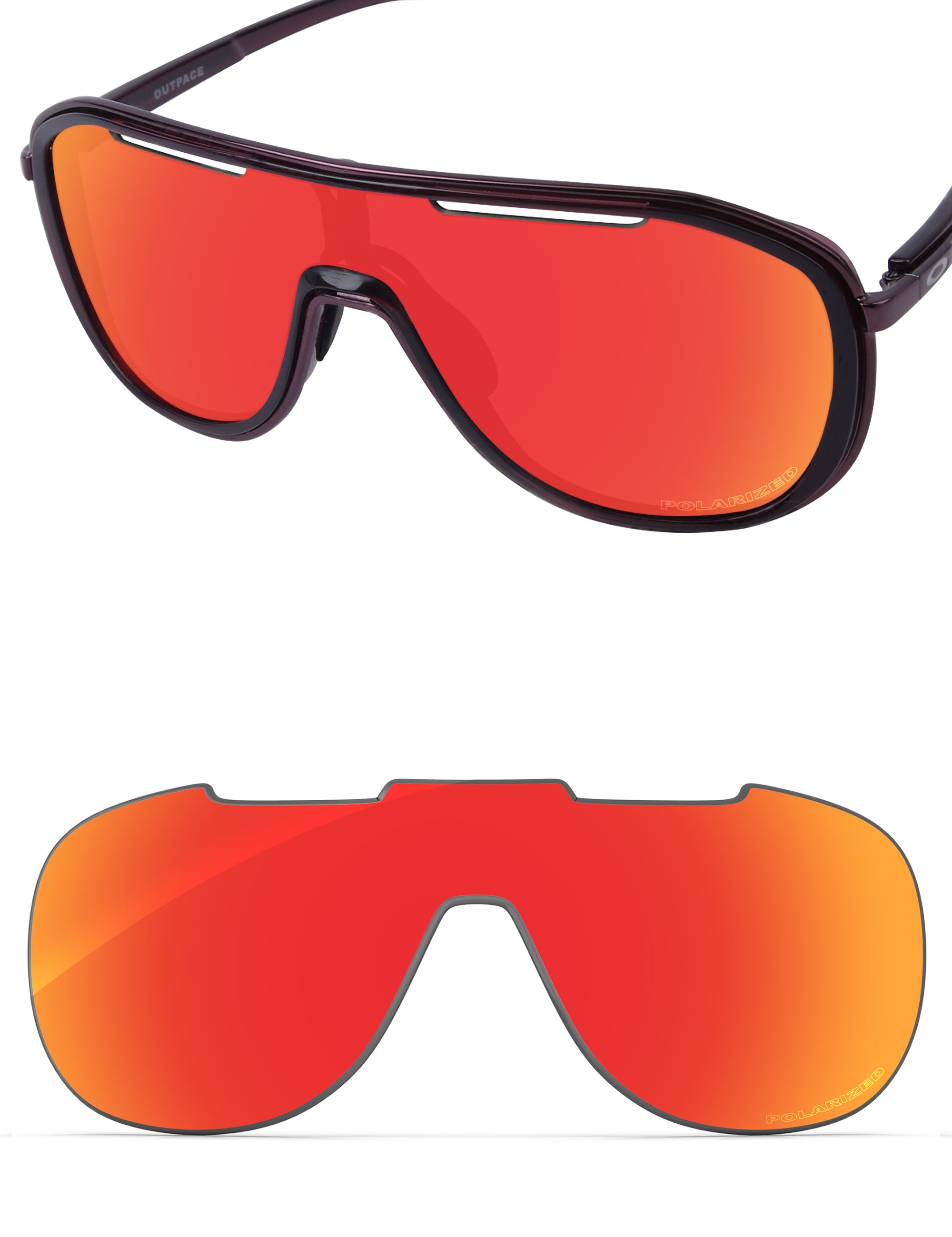 Fire Red FlashMirror™-Polarized