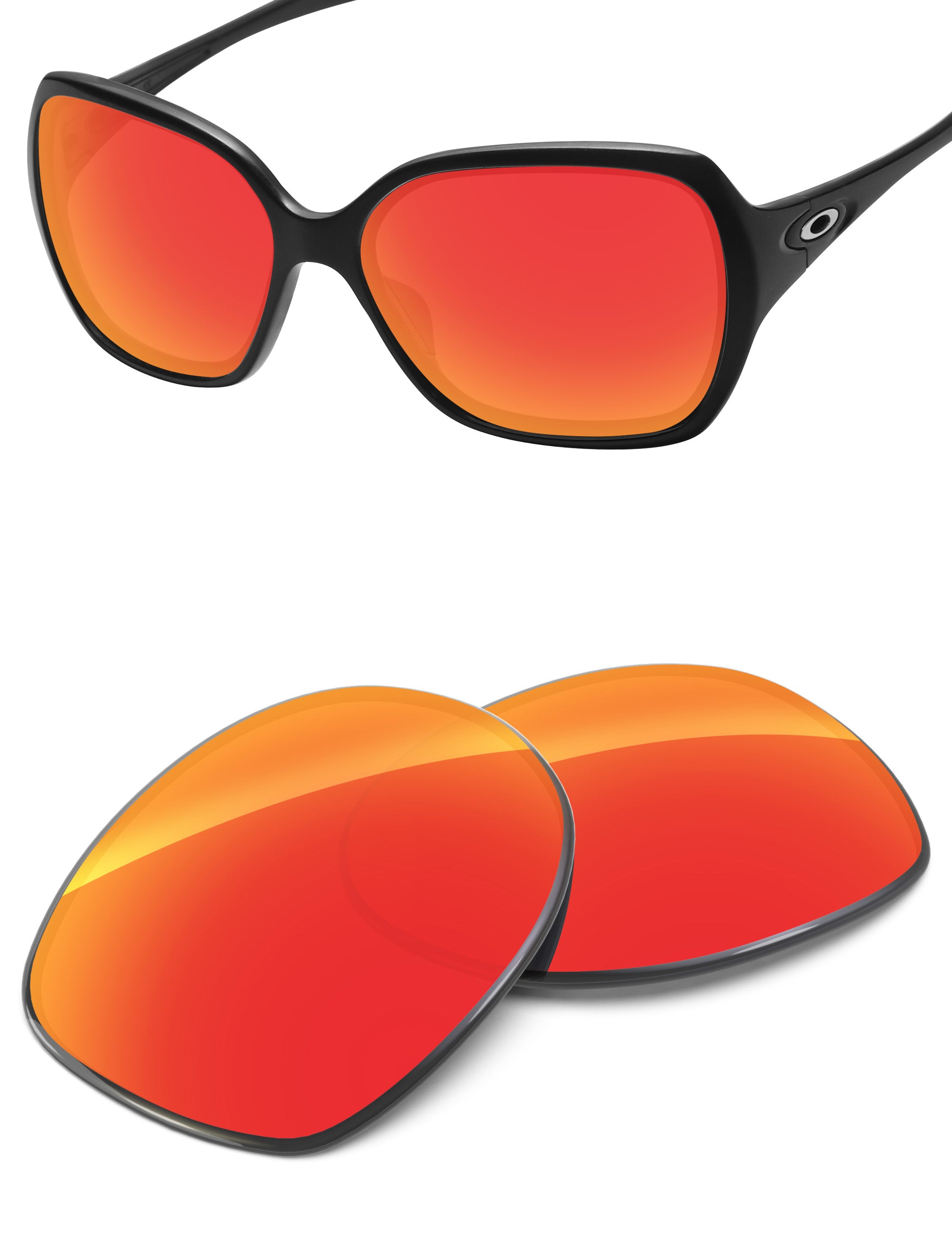 Fire Red FlashMirror?-Non-Polarized