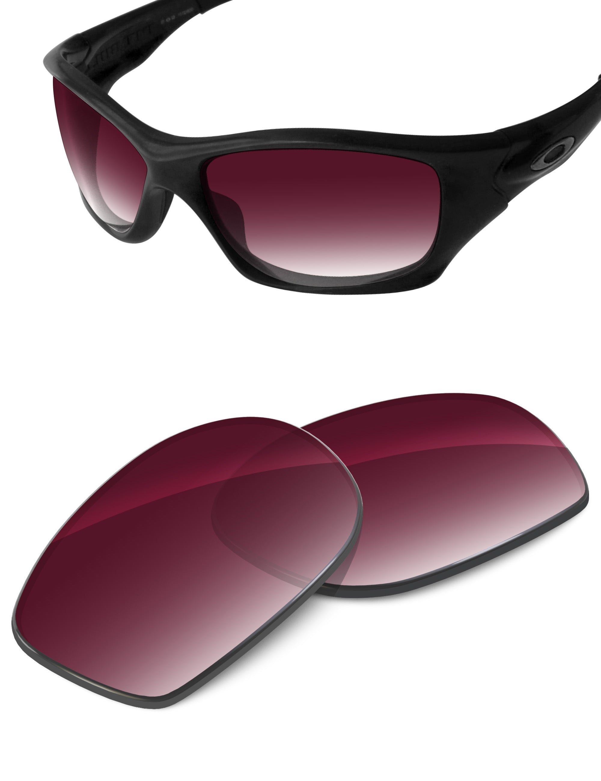 Wine Red Gradient-Non-Polarized