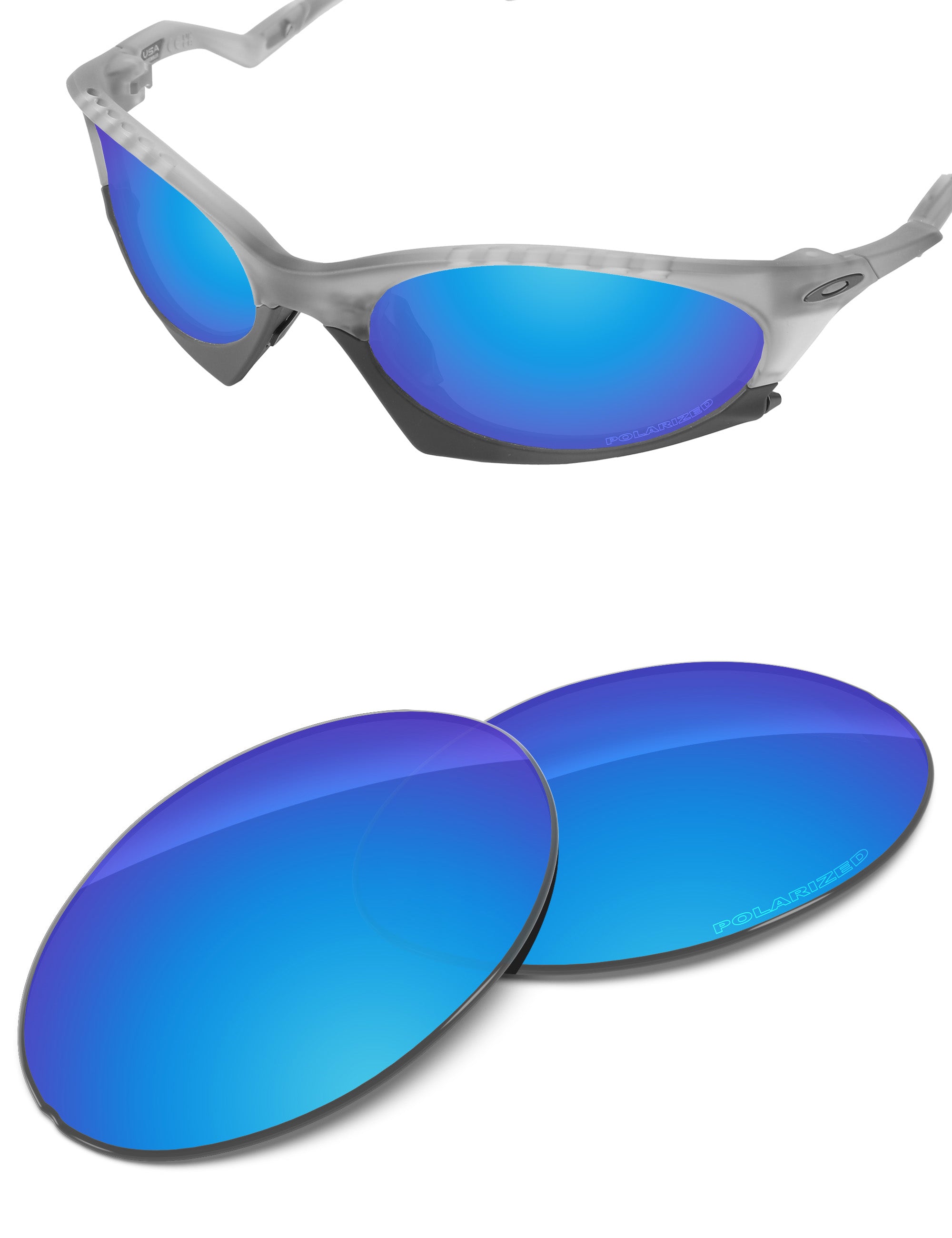 Sky Blue FlashMirror™-Polarized