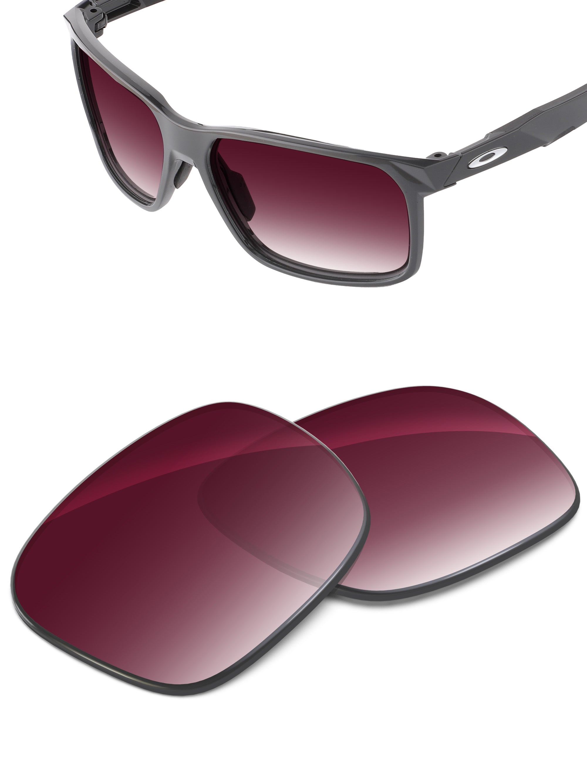 Wine Red Gradient-Non-Polarized