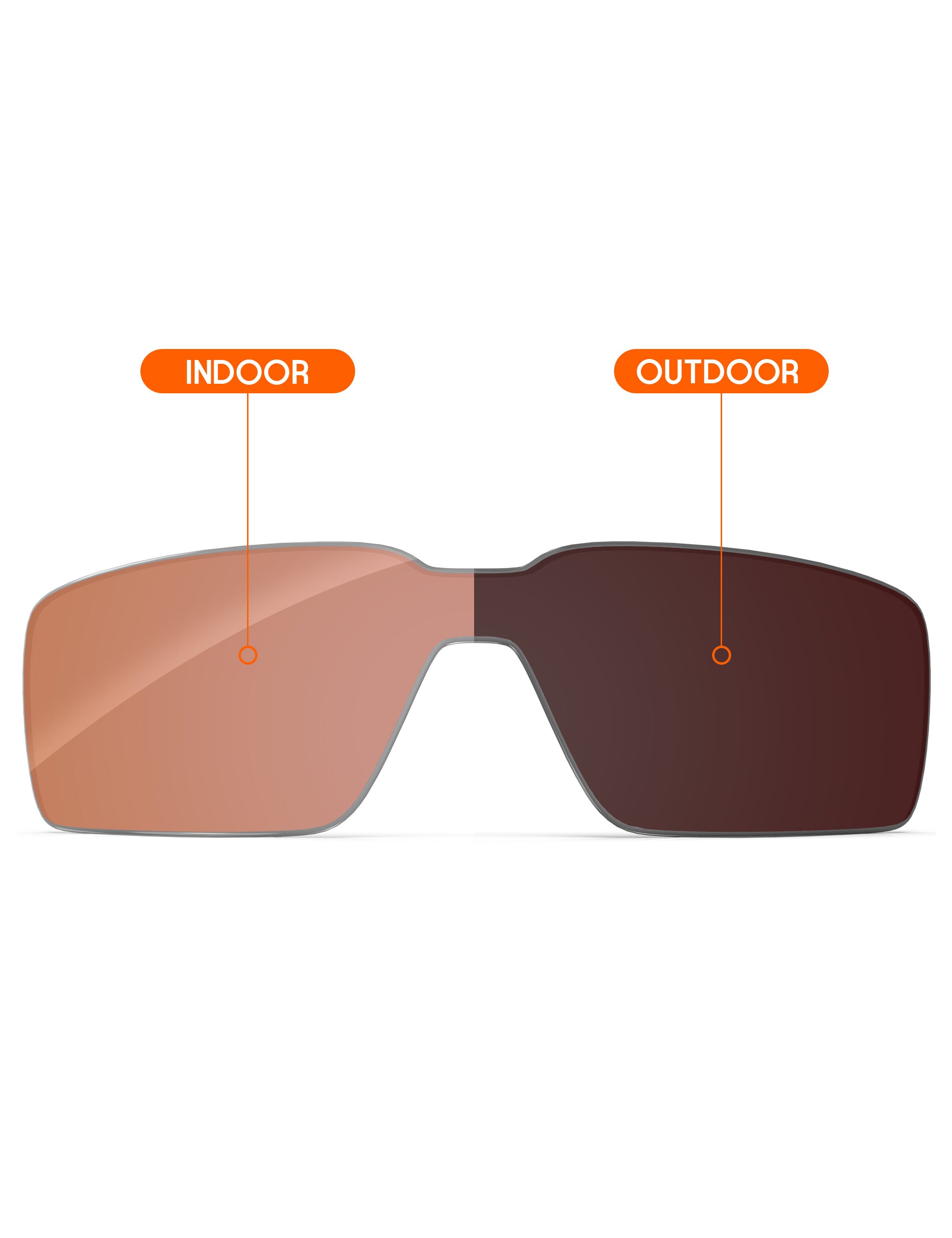Orange Tint Photochromic-Non-Polarized