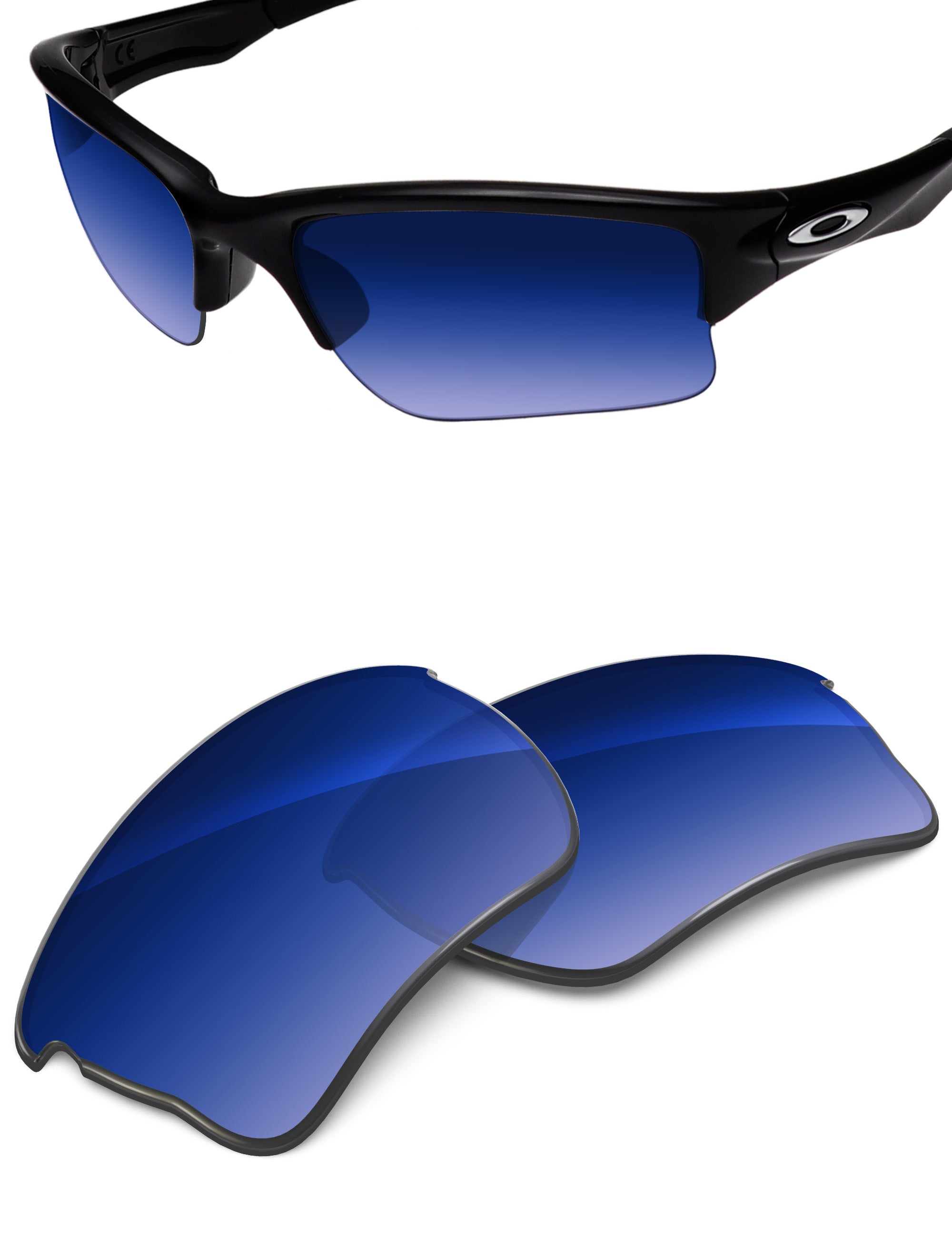 Aqua Blue Gradient-Non-Polarized