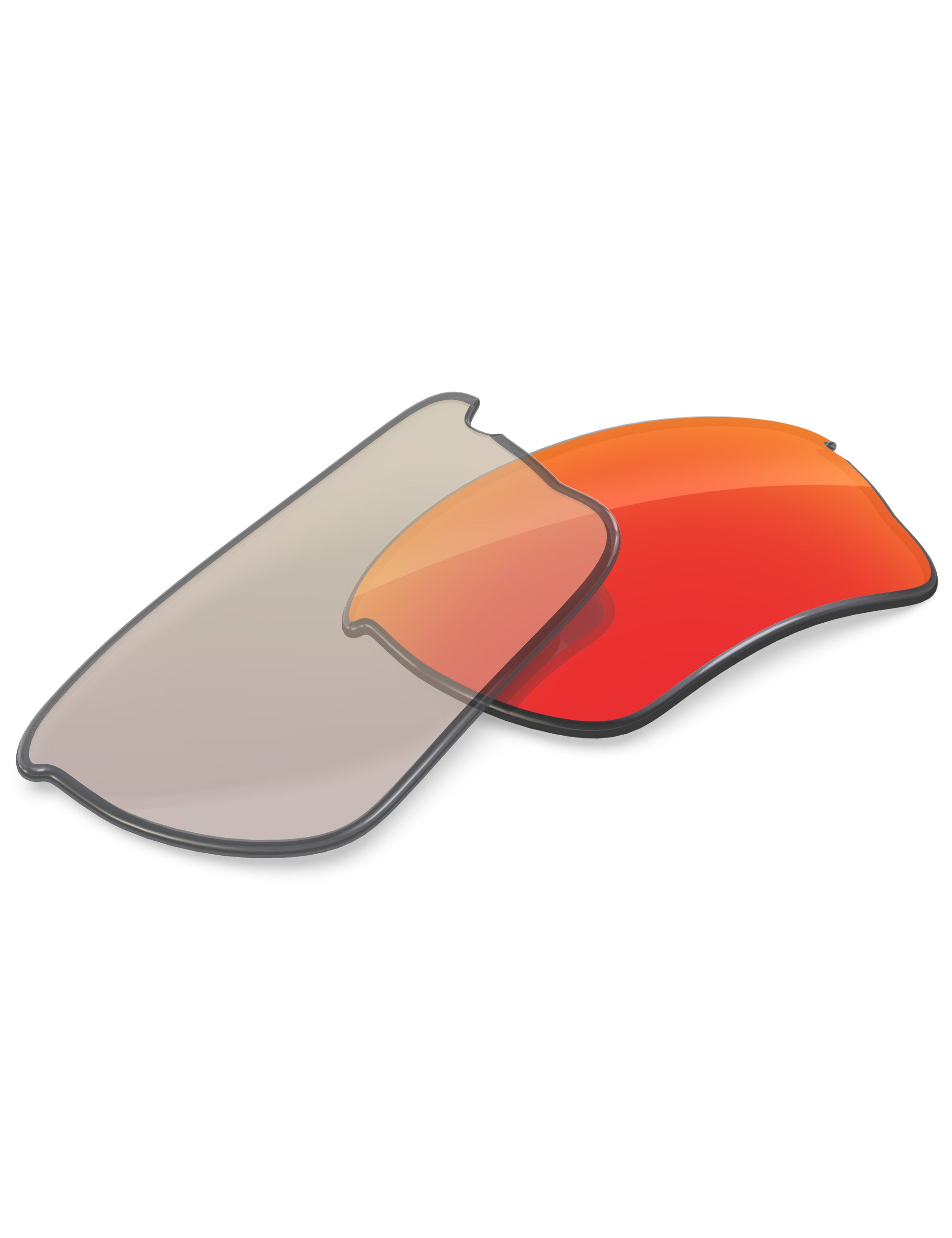 Fire Red FlashMirror™ Photochromic-Non-Polarized