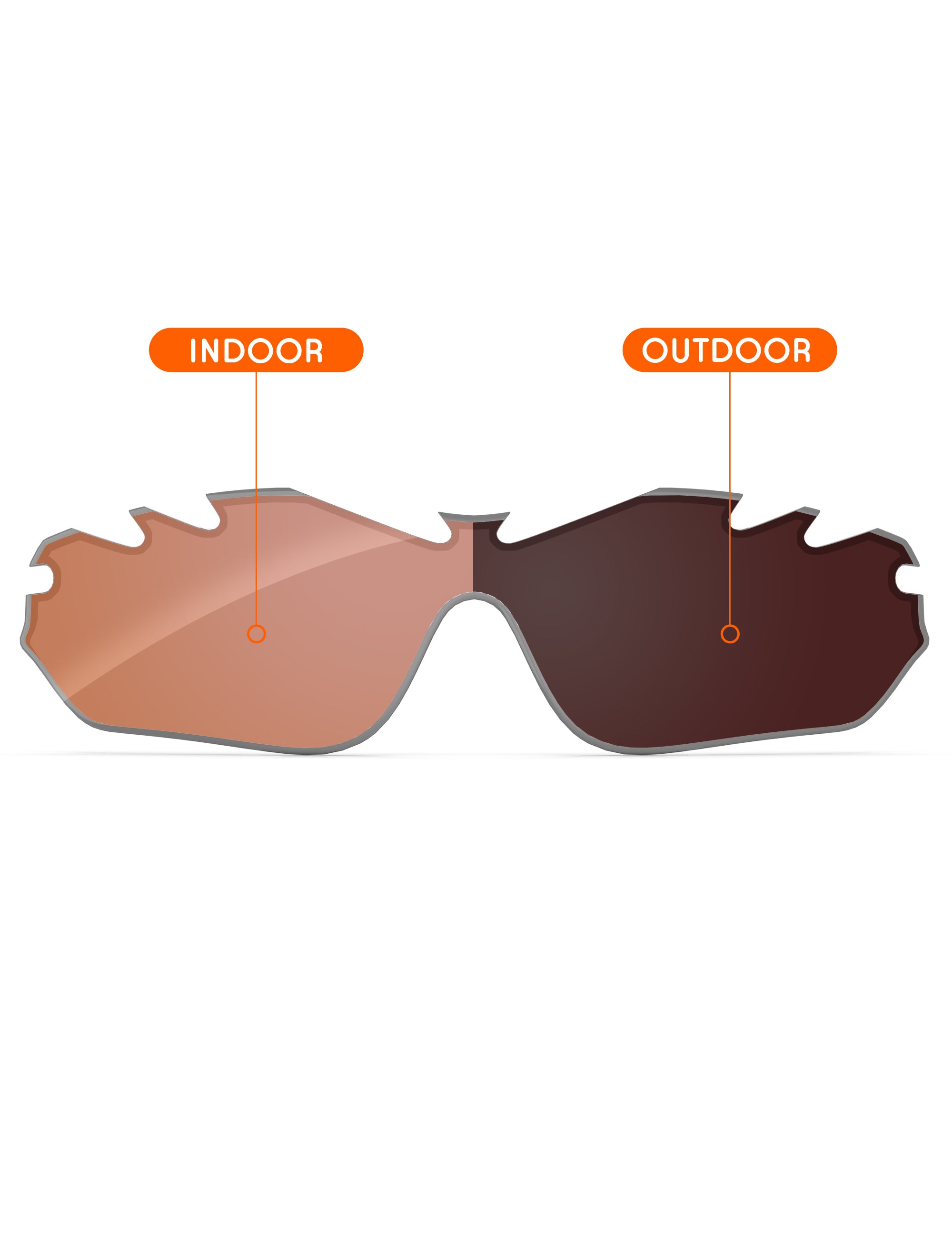 Orange Tint Photochromic-Non-Polarized