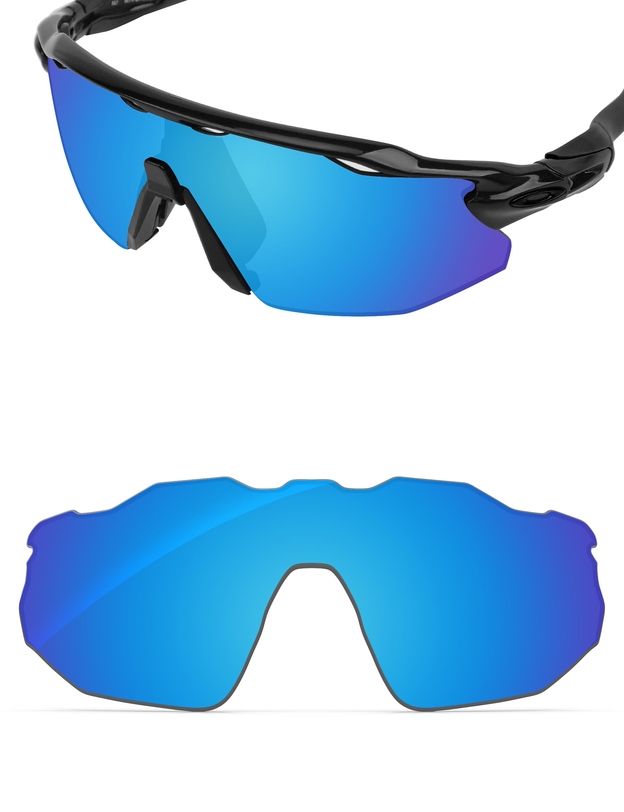 Sky Blue FlashMirror™-Non-Polarized