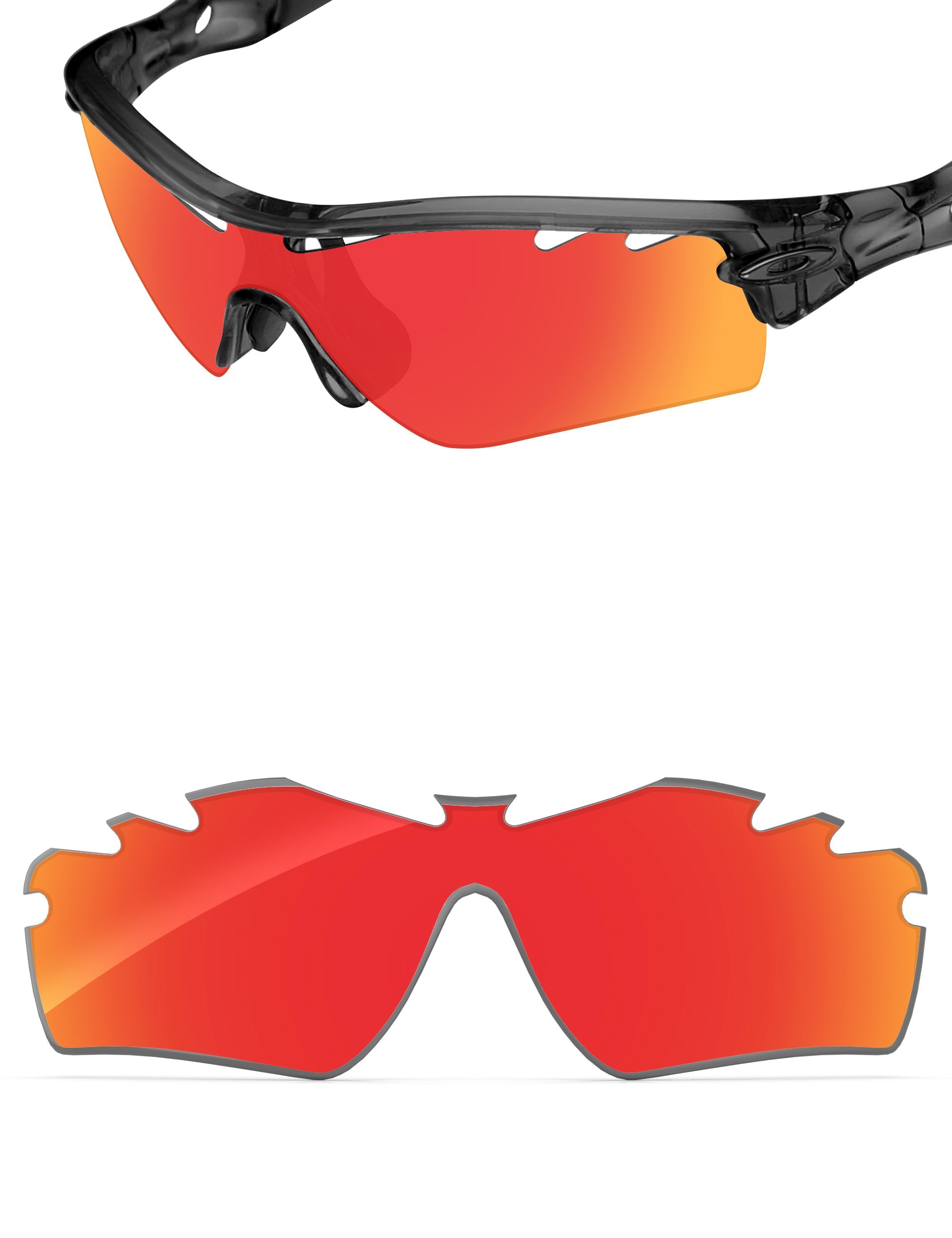 Fire Red FlashMirror™-Non-Polarized