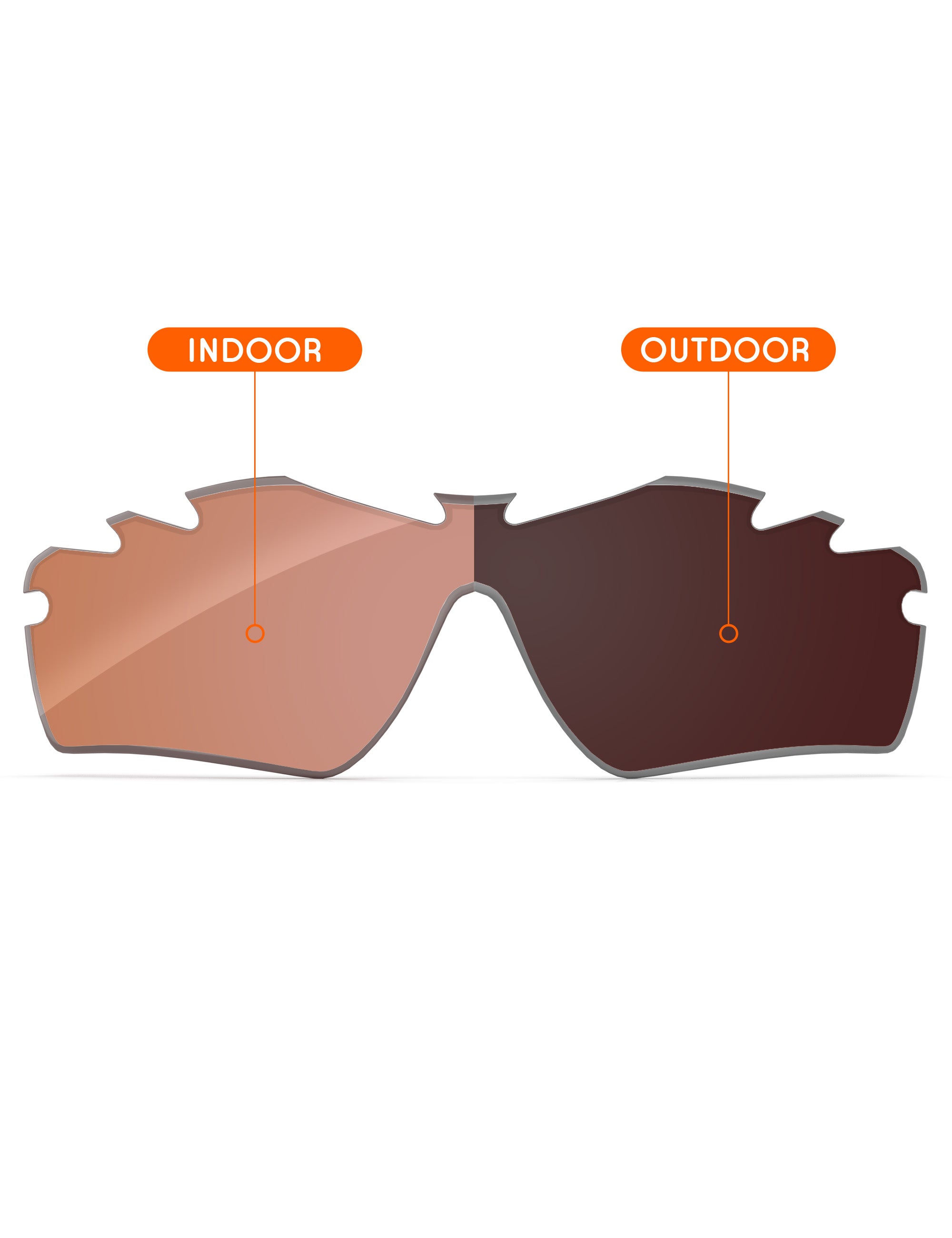 Orange Tint Photochromic-Non-Polarized