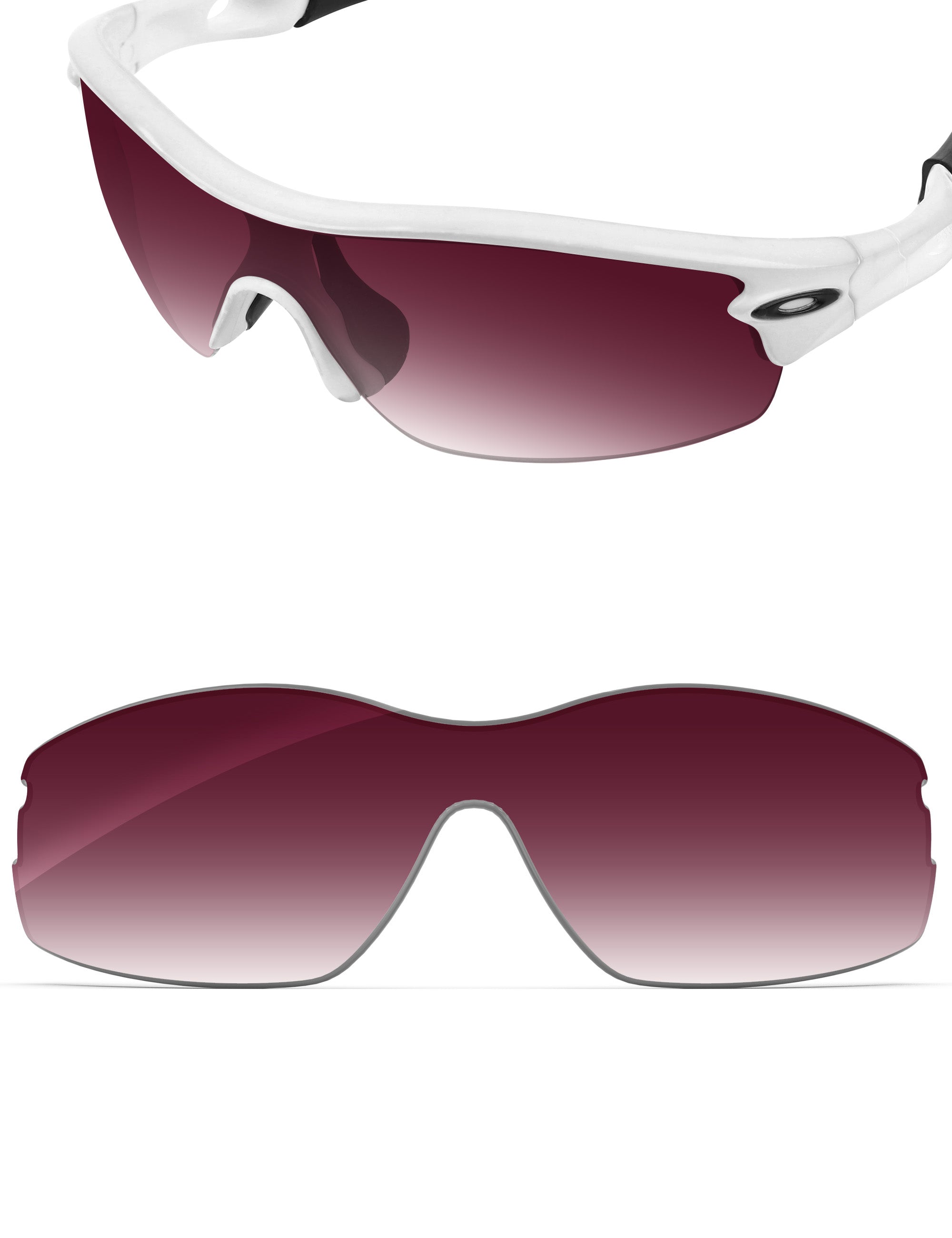 Wine Red Gradient-Non-Polarized