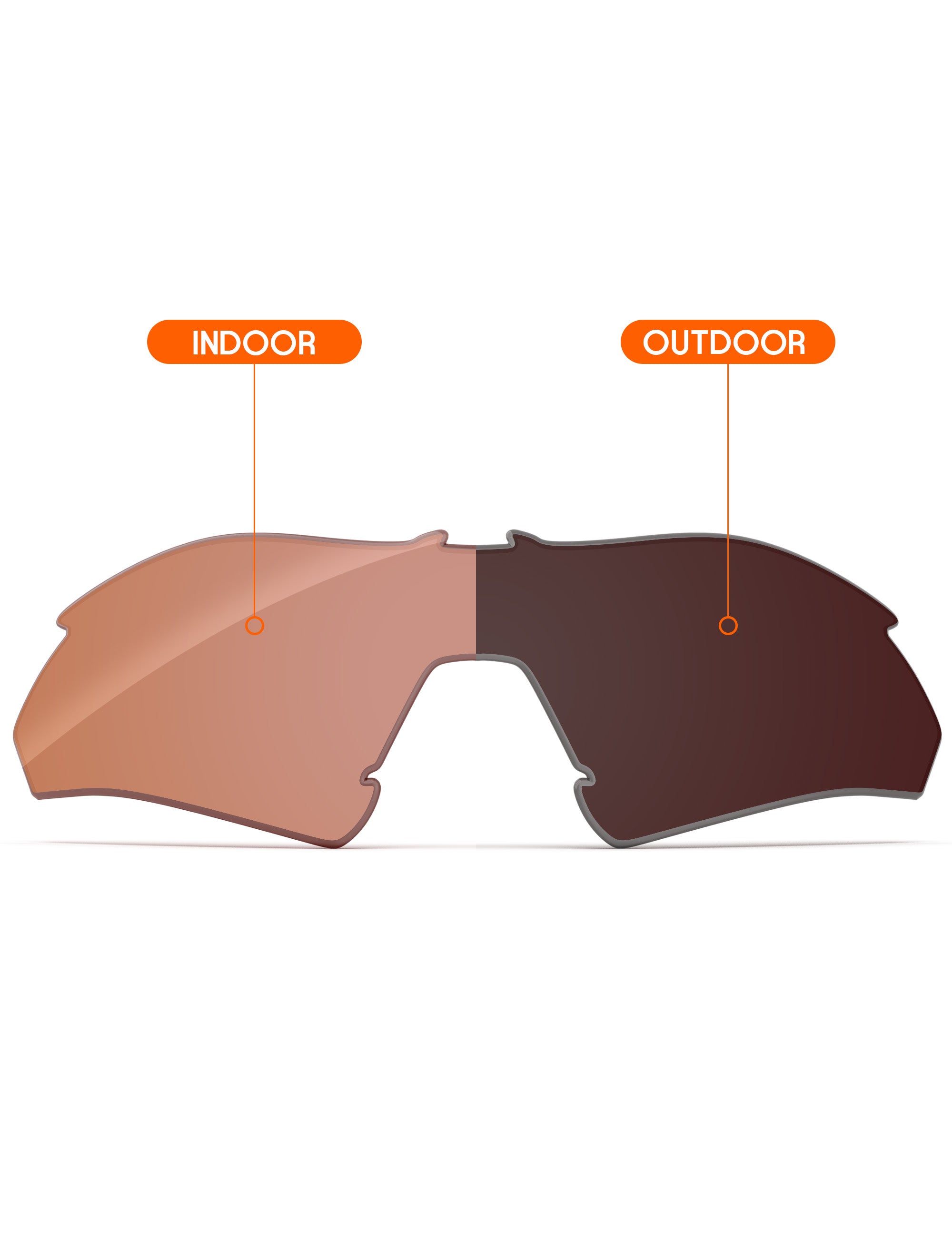 Orange Tint Photochromic-Non-Polarized