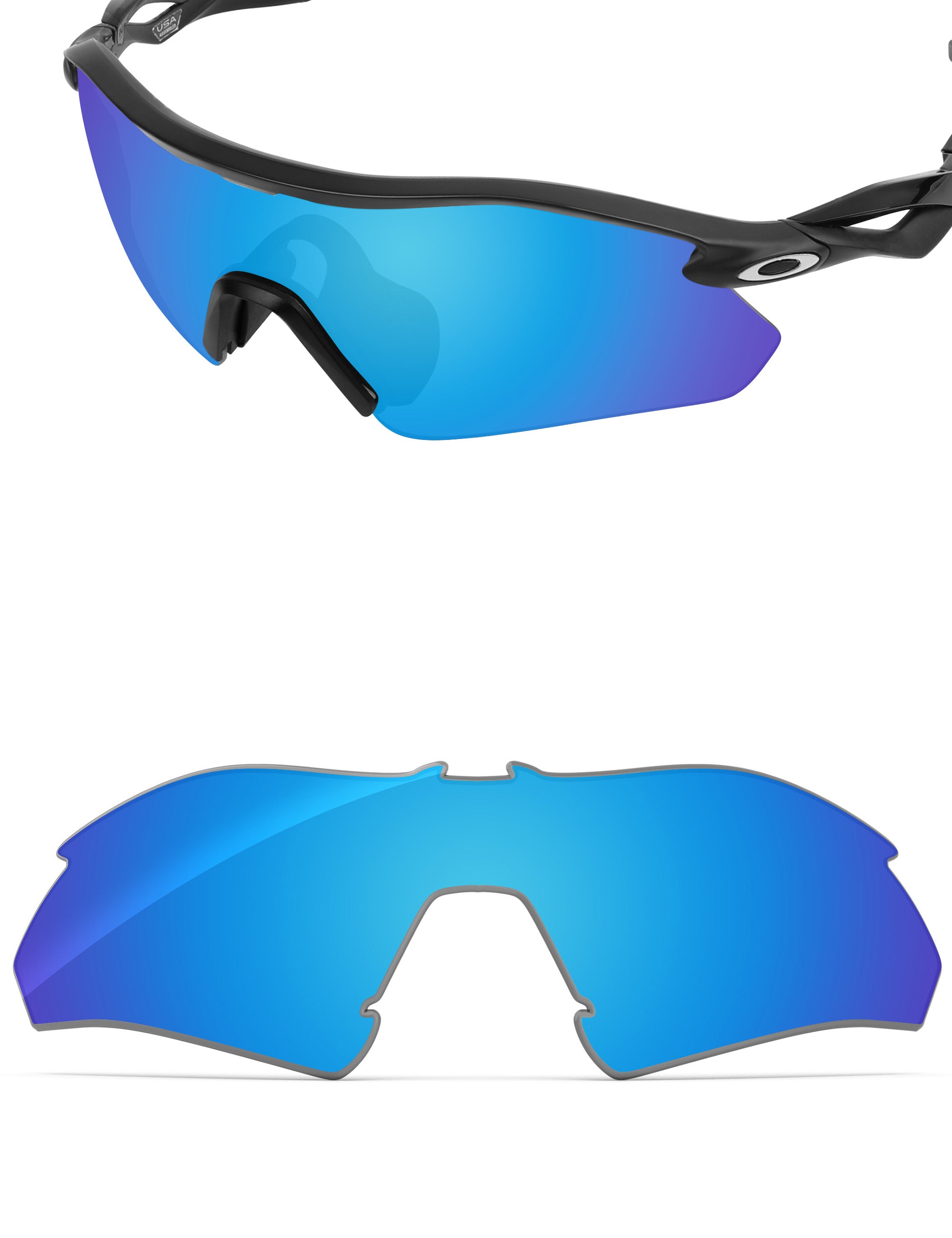 Sky Blue FlashMirror™-Non-Polarized
