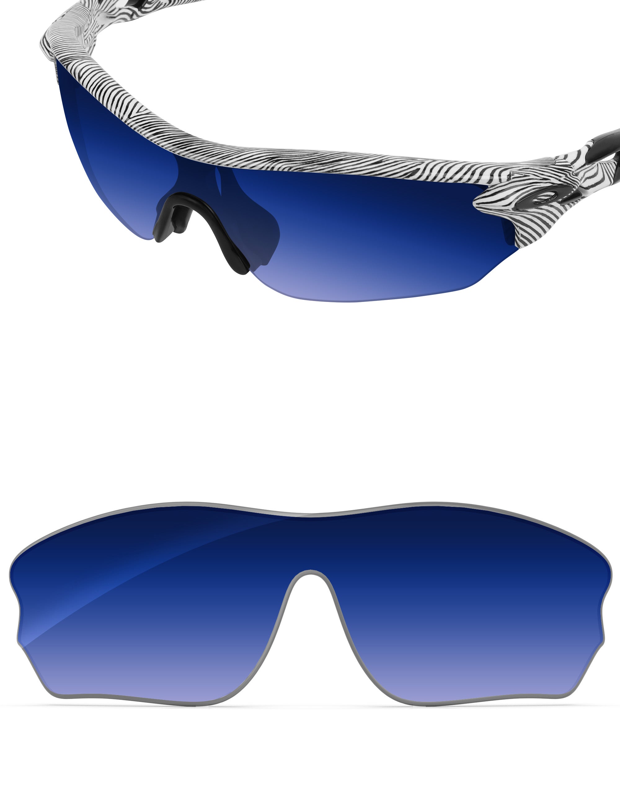 Aqua Blue Gradient-Non-Polarized