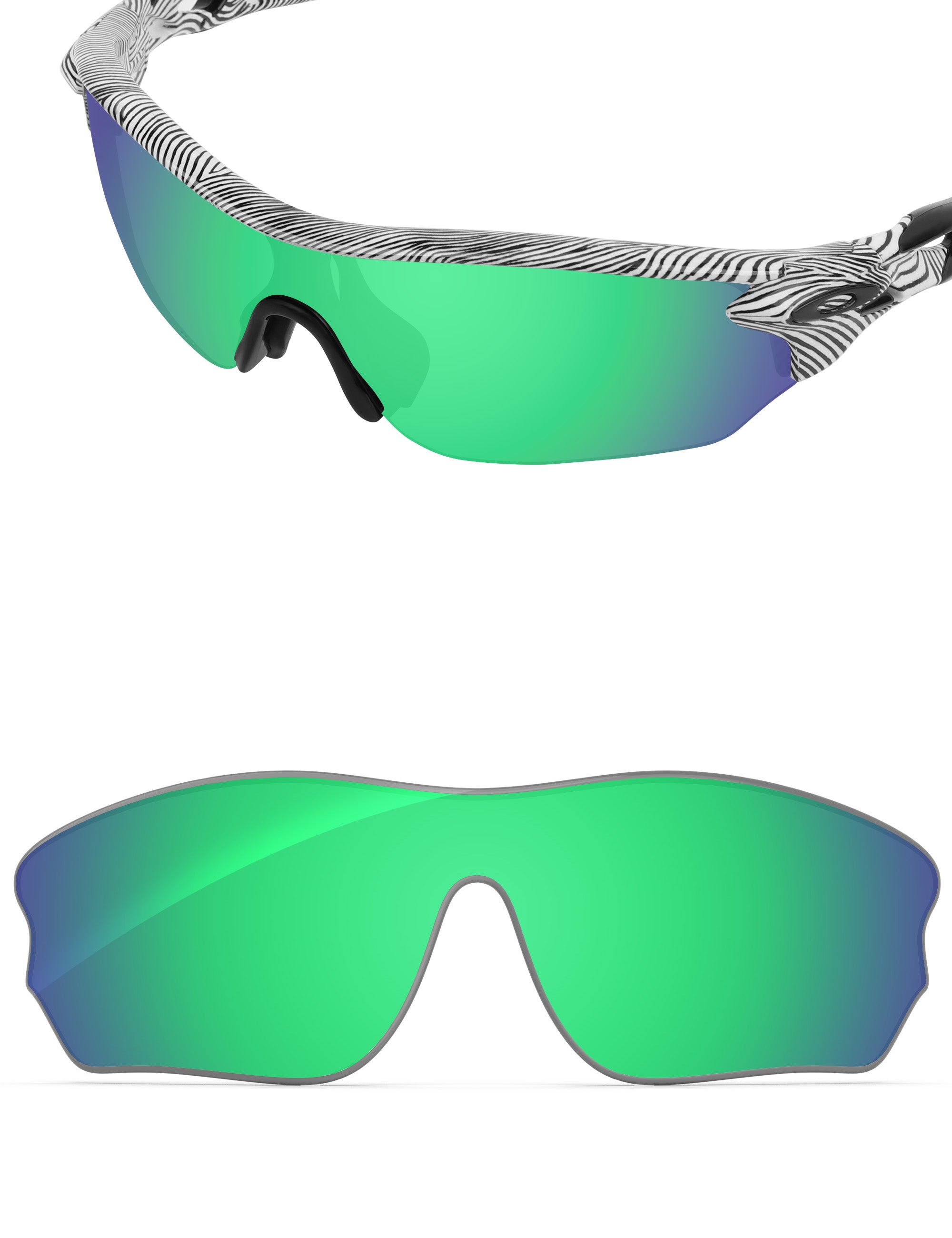 Emerald Green FlashMirror™-Non-Polarized