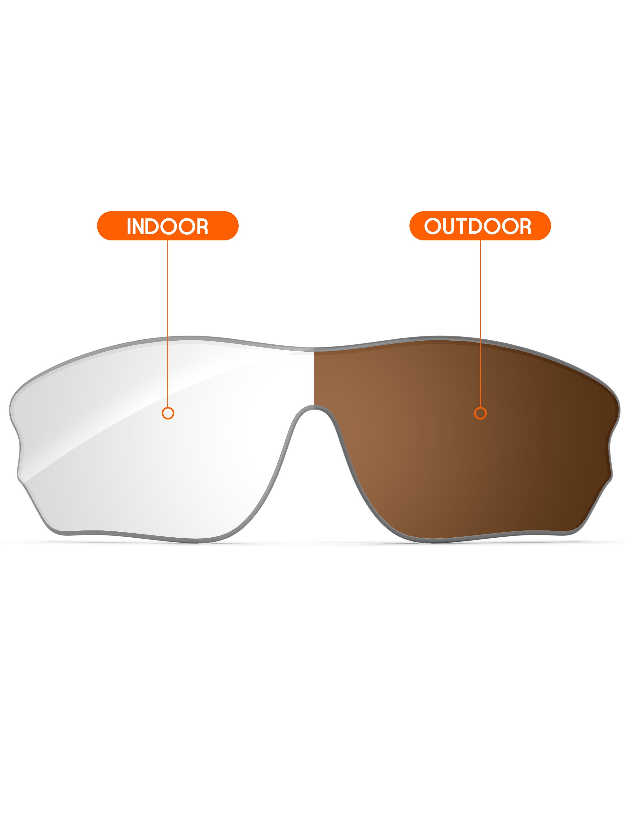 Adapt Brown Photochromic-Non-Polarized