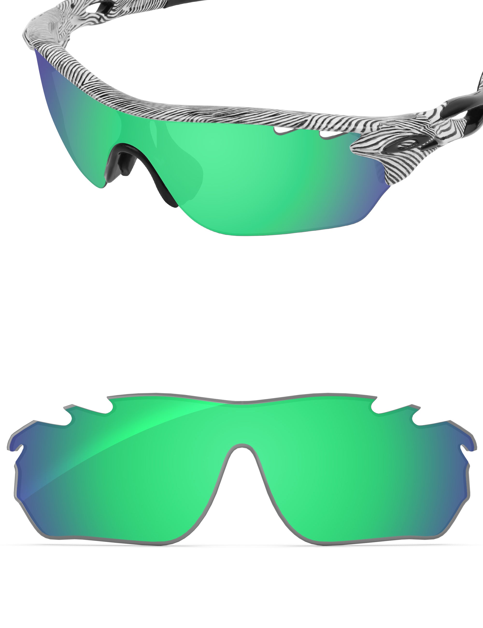 Emerald Green FlashMirror™-Non-Polarized