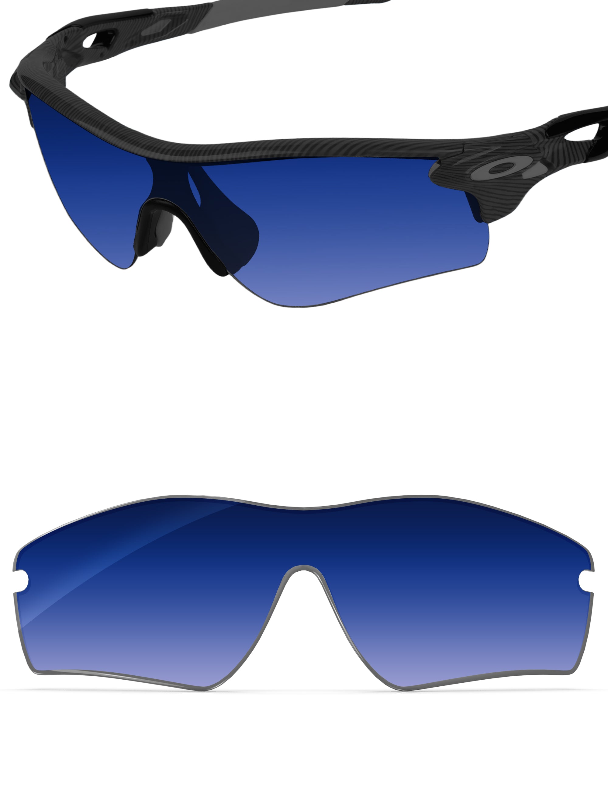 Aqua Blue Gradient-Non-Polarized