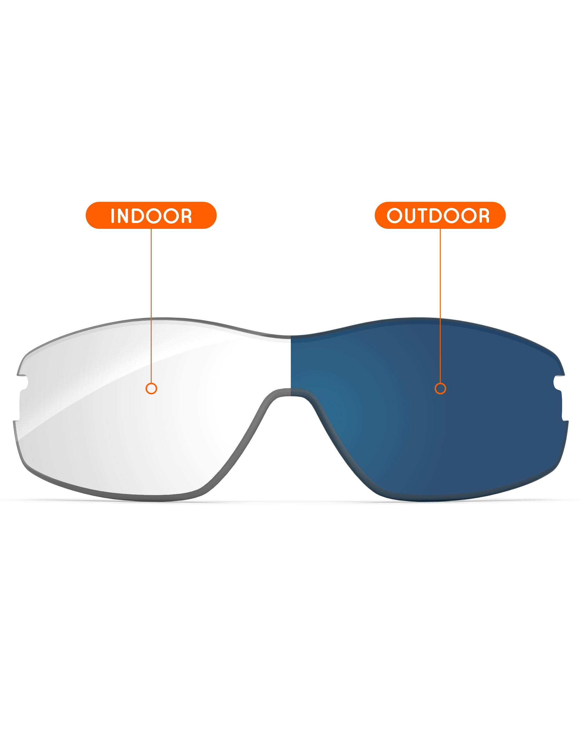 Adapt Blue Photochromic-Non-Polarized