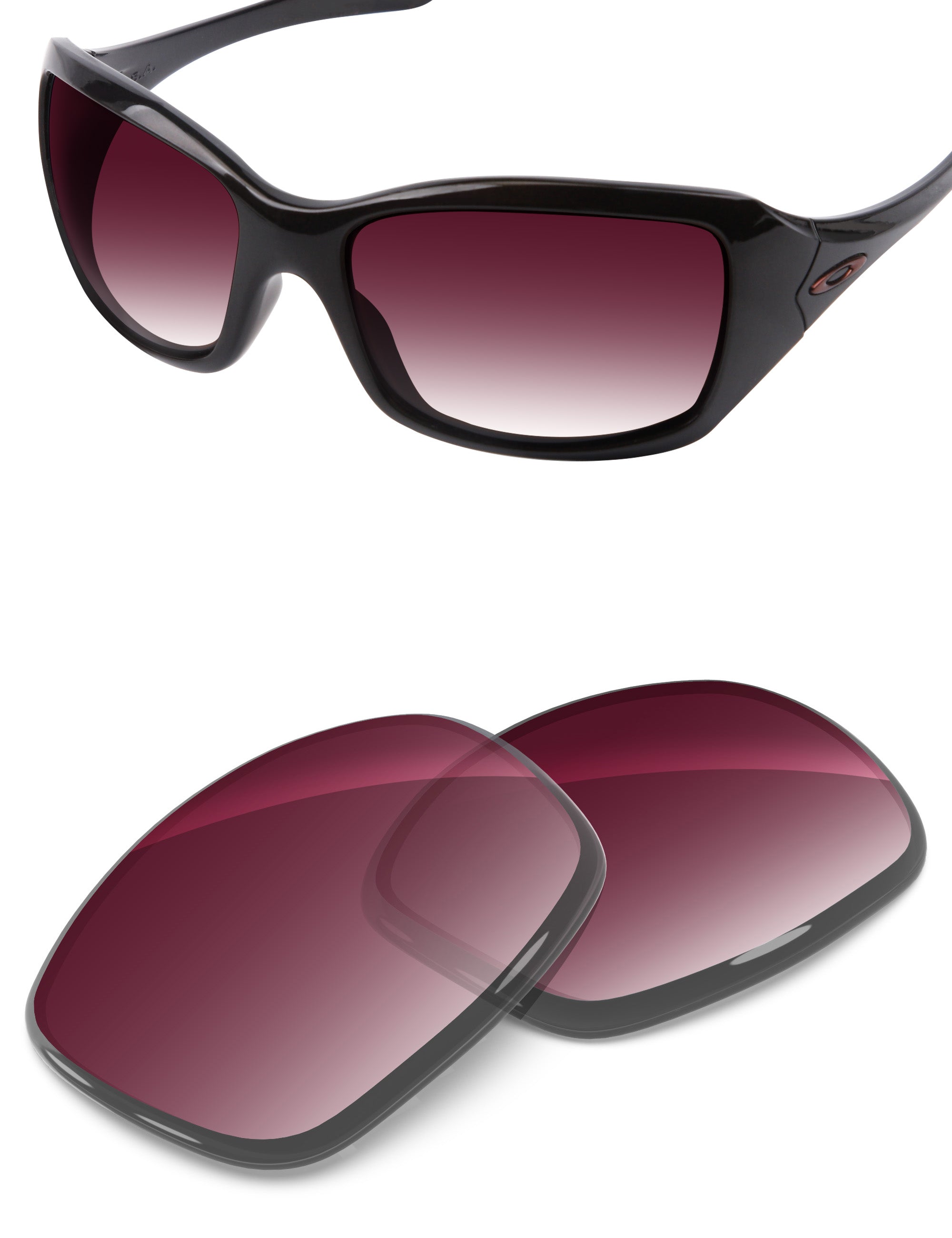 Wine Red Gradient-Non-Polarized