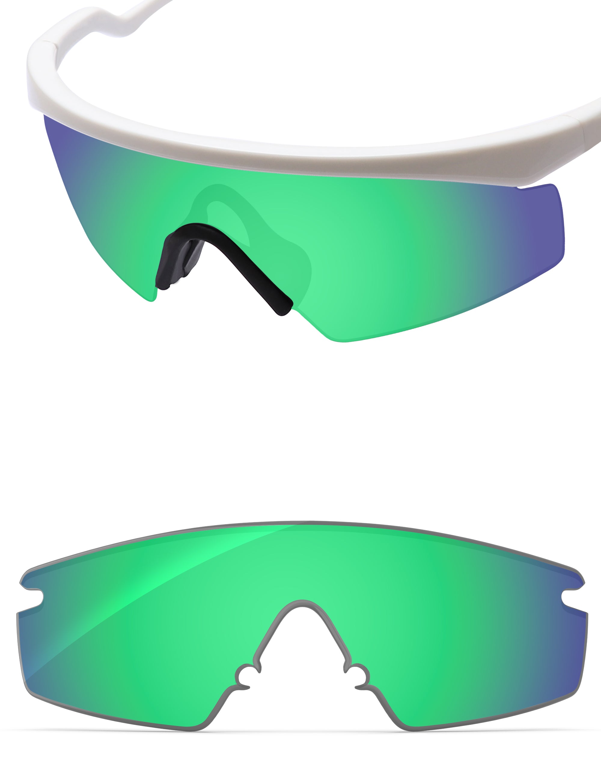 Emerald Green FlashMirror™-Non-Polarized