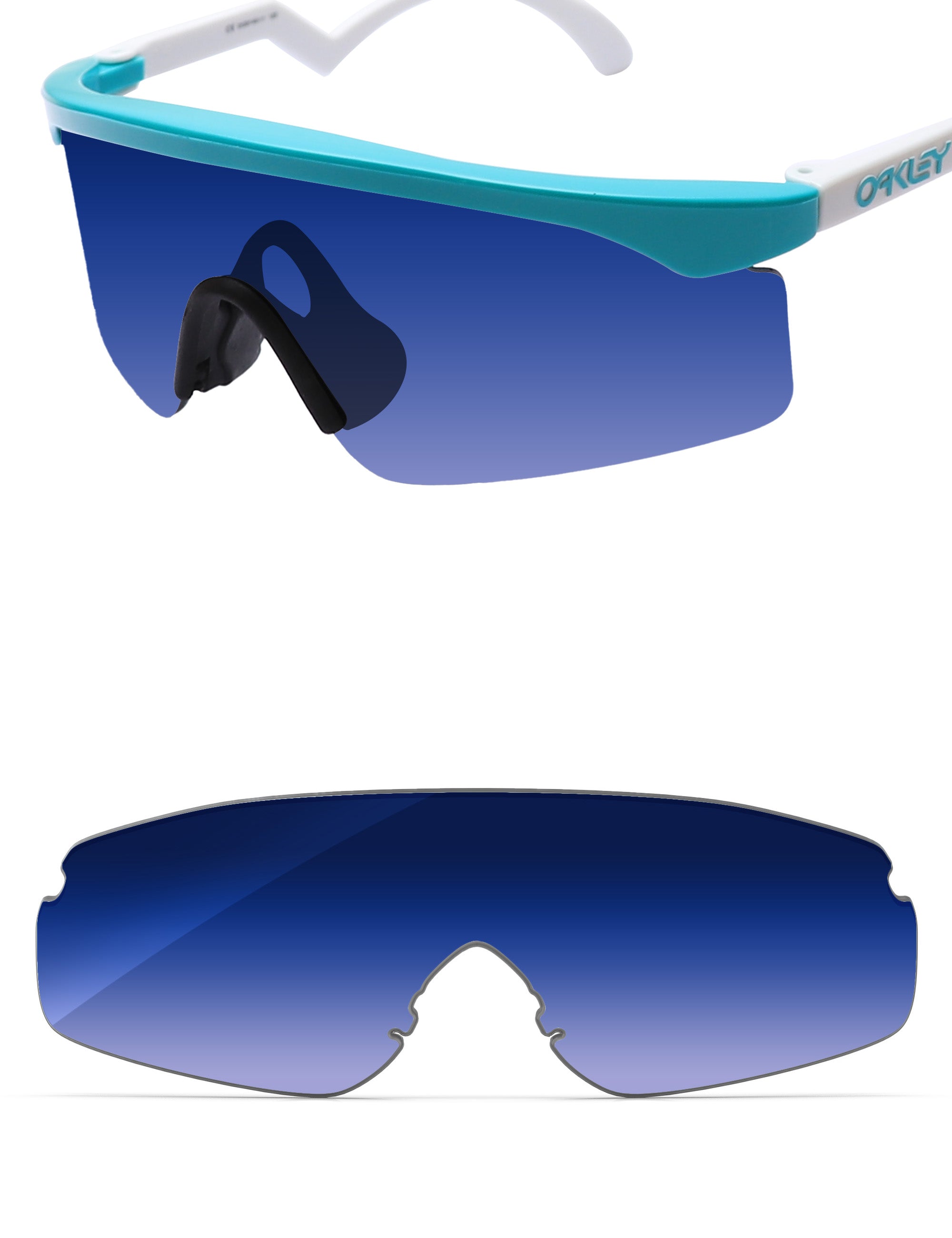 Aqua Blue Gradient-Non-Polarized
