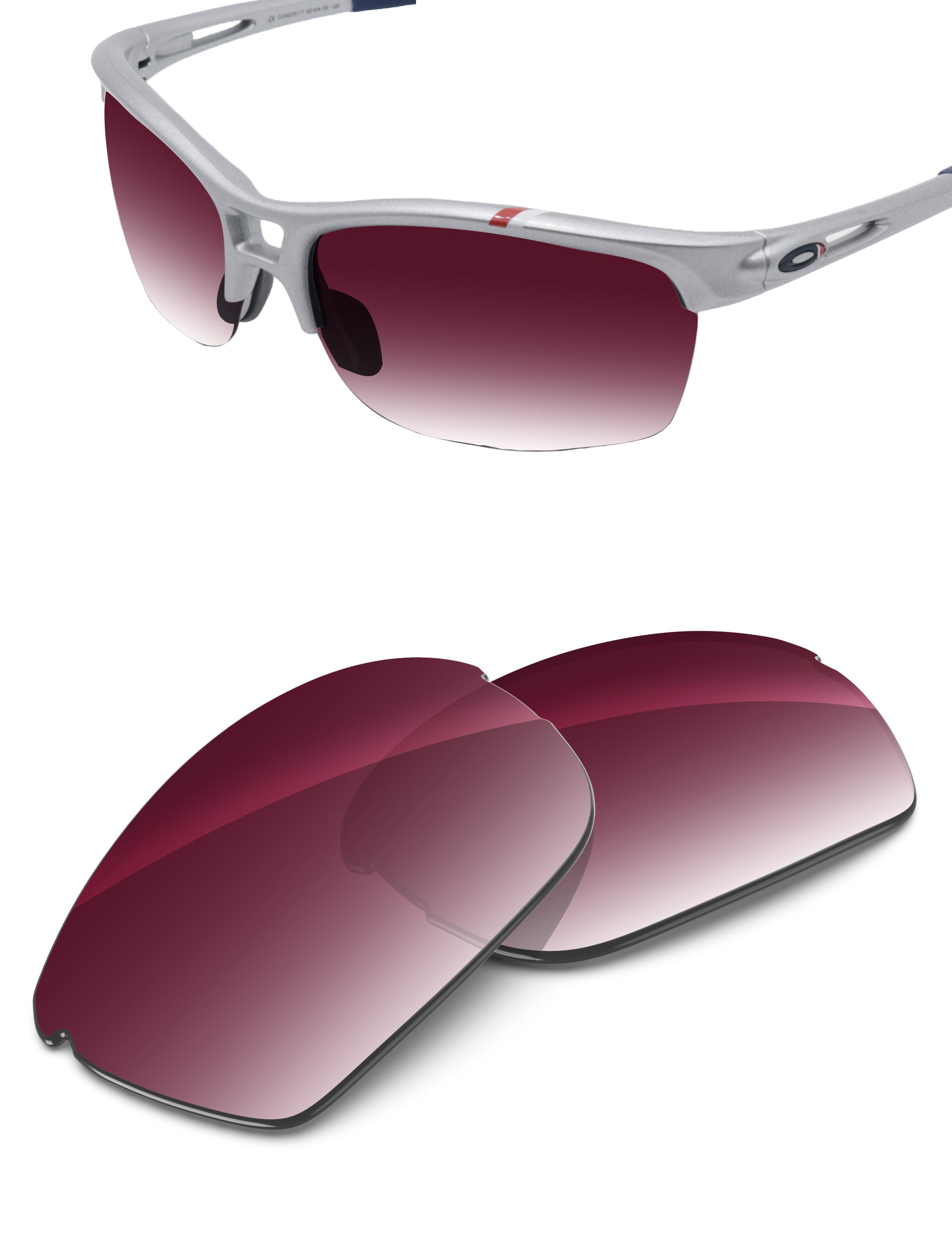 Wine Red Gradient-Non-Polarized