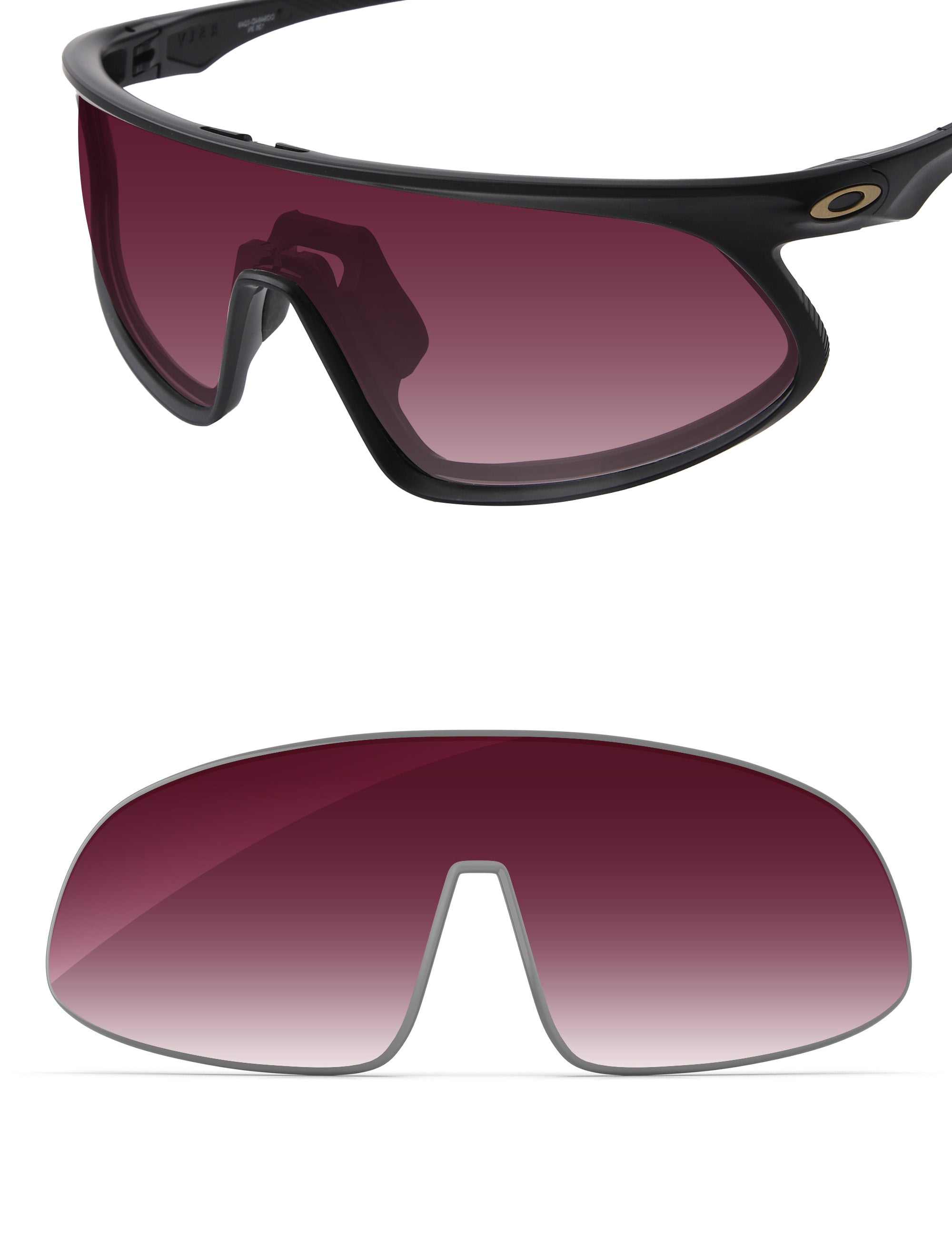 Wine Red Gradient-Non-Polarized