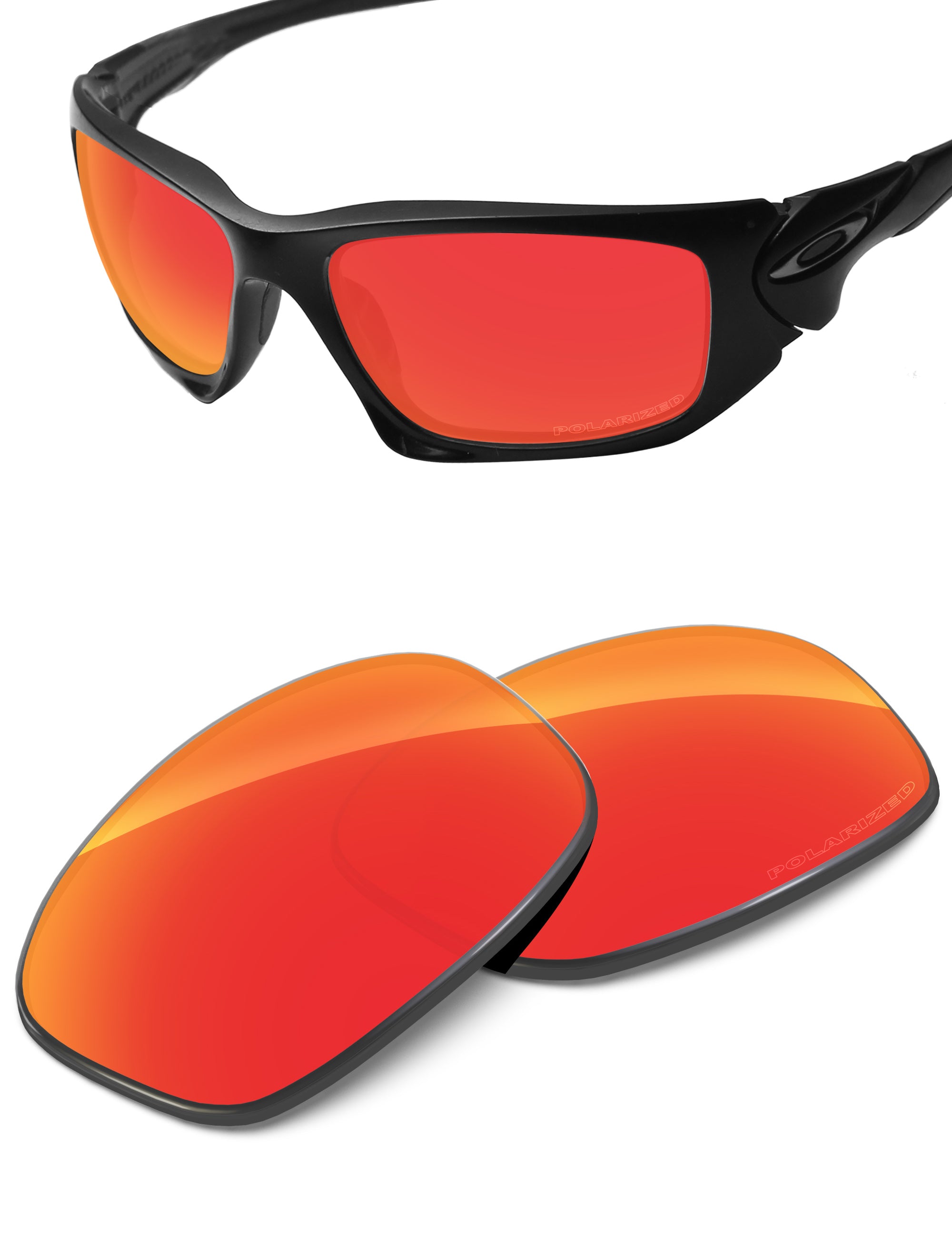 Fire Red FlashMirror™-Polarized
