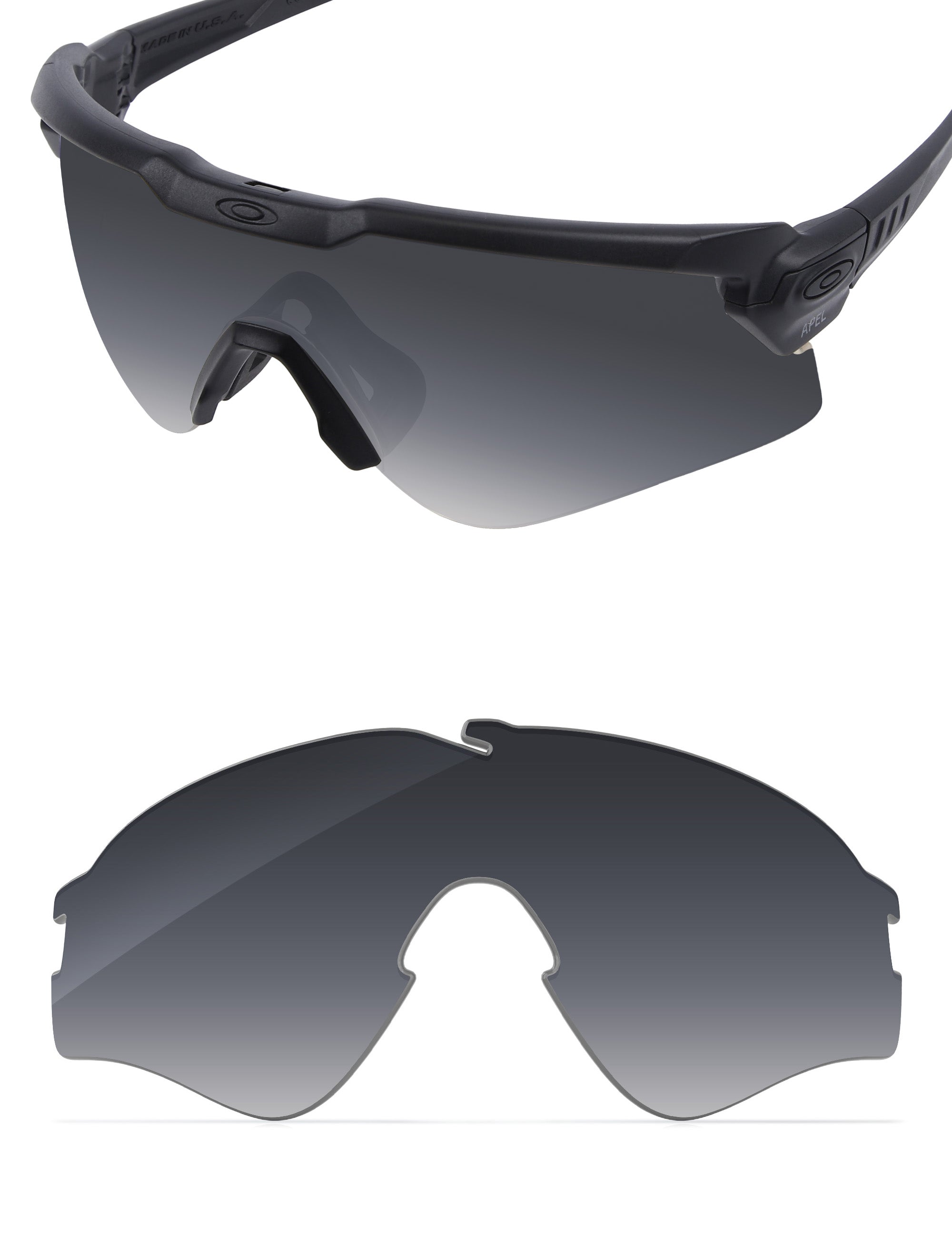 Gray Gradient-Non-Polarized