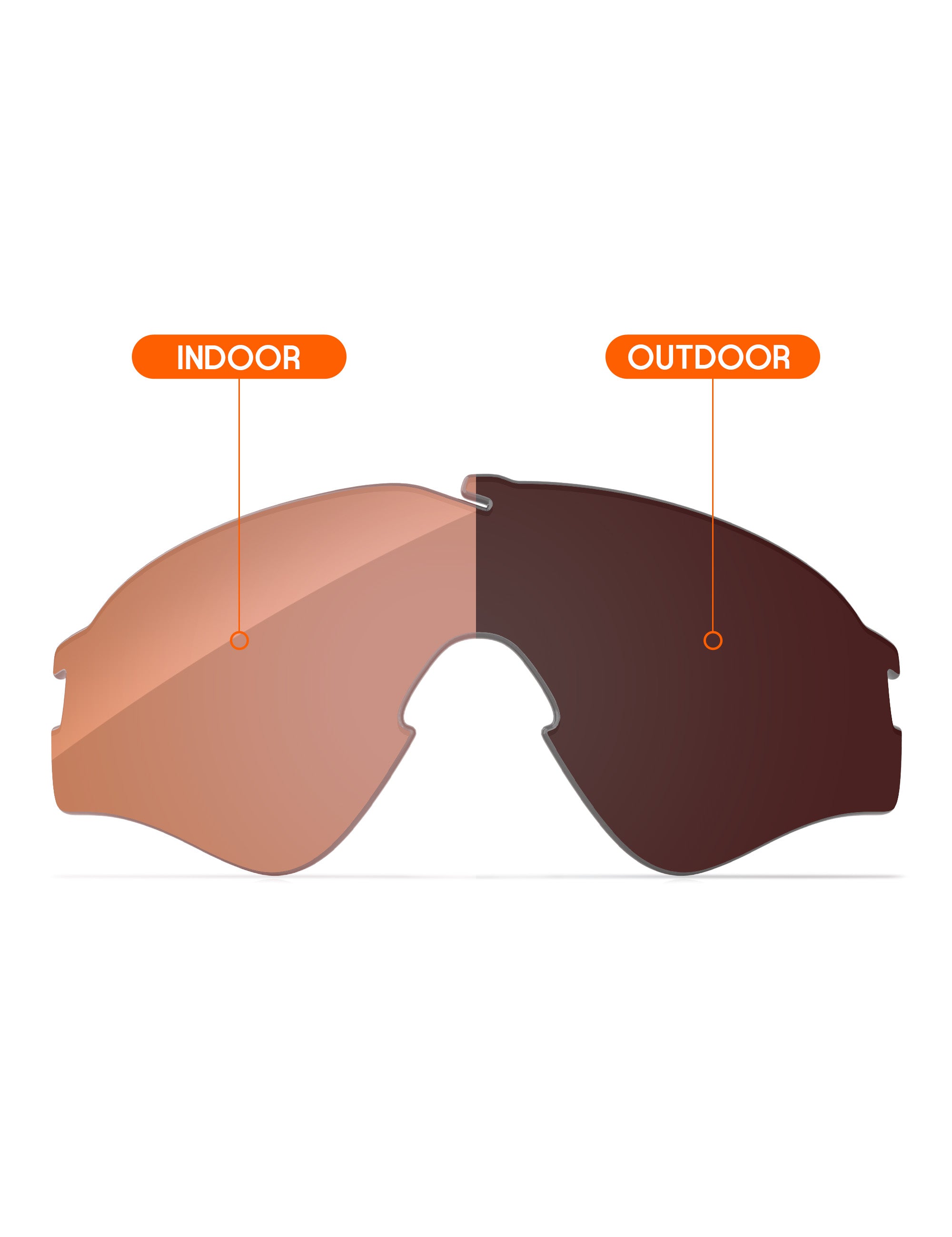Orange Tint Photochromic-Non-Polarized