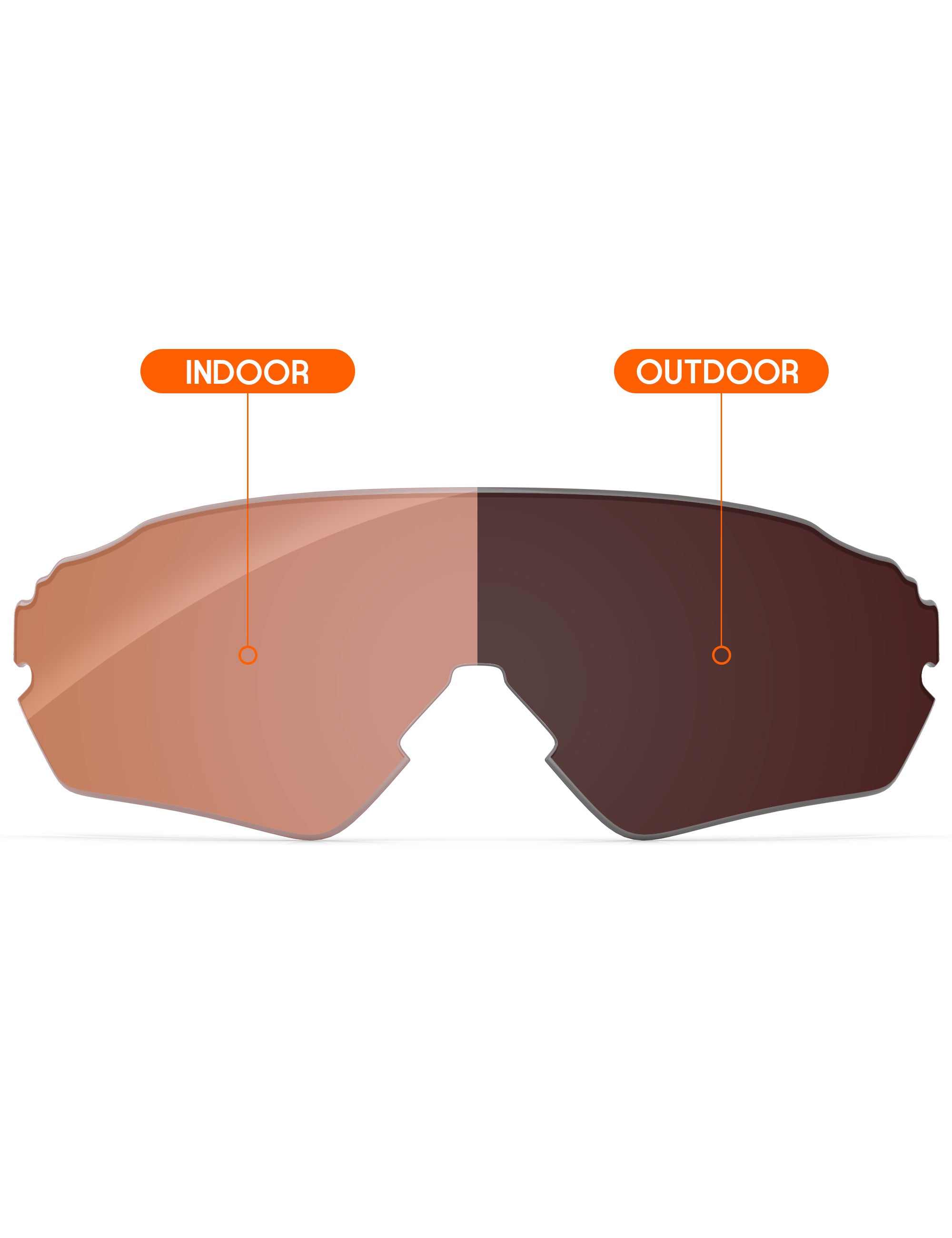 Orange Tint Photochromic-Non-Polarized