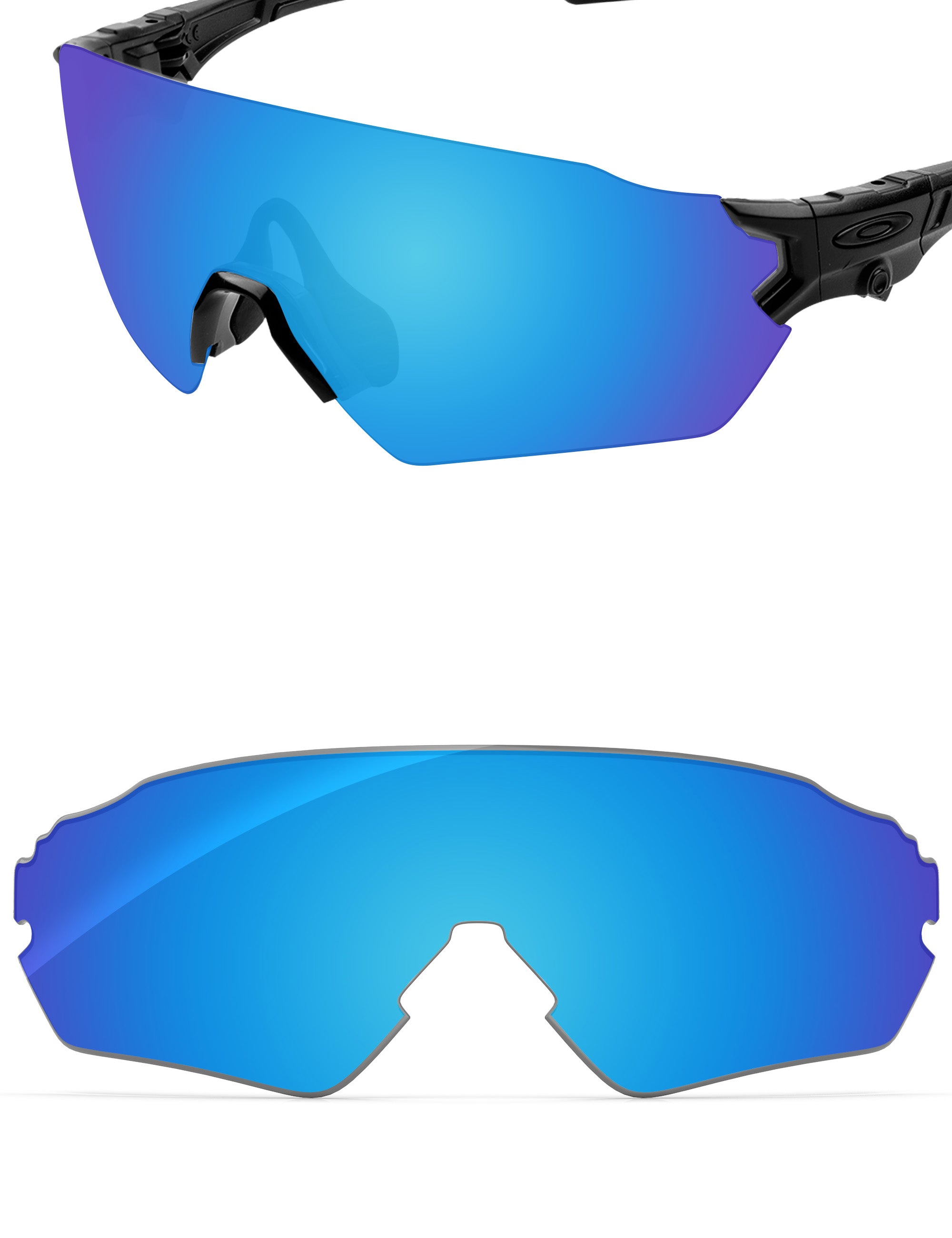 Sky Blue FlashMirror™-Non-Polarized