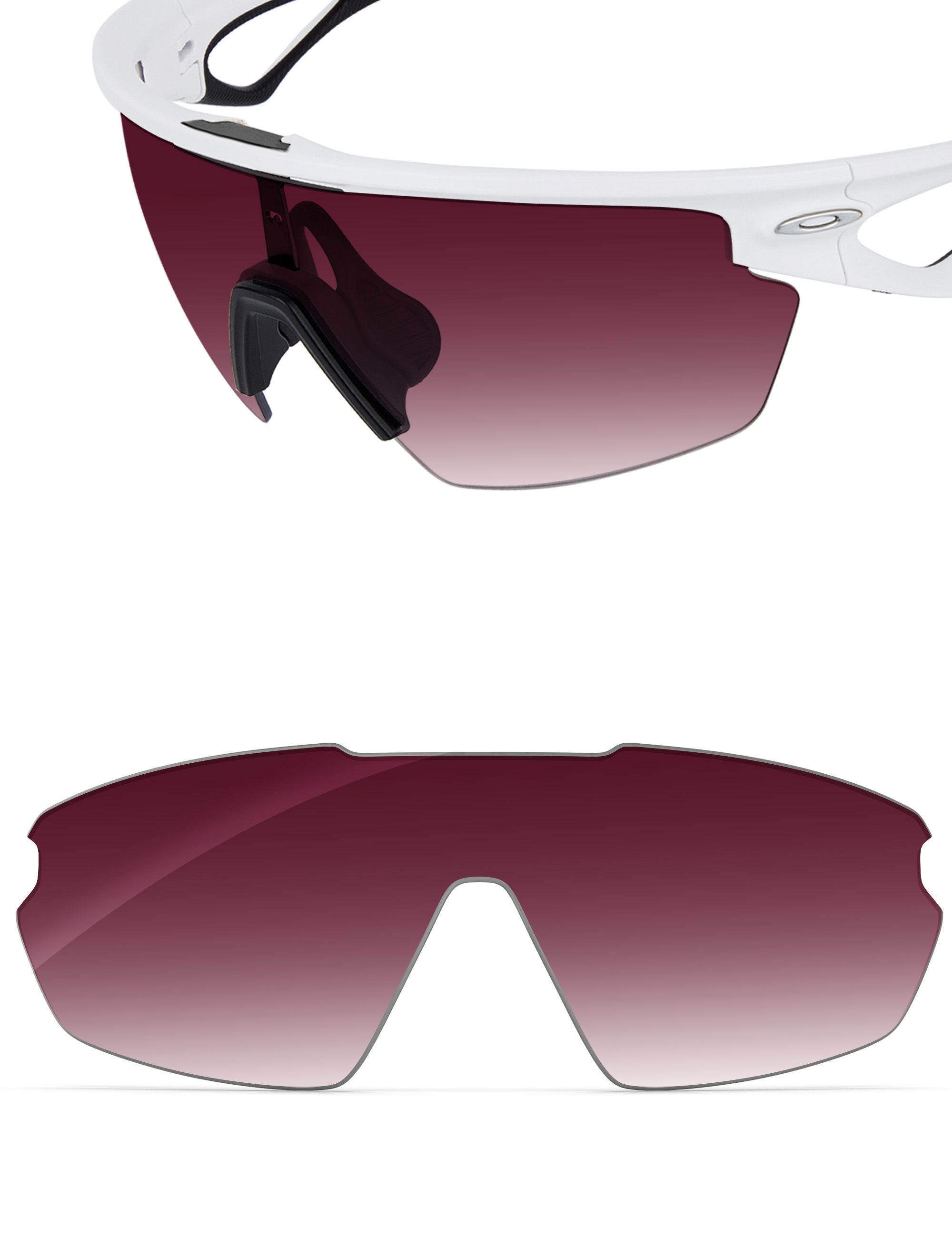 Wine Red Gradient-Non-Polarized