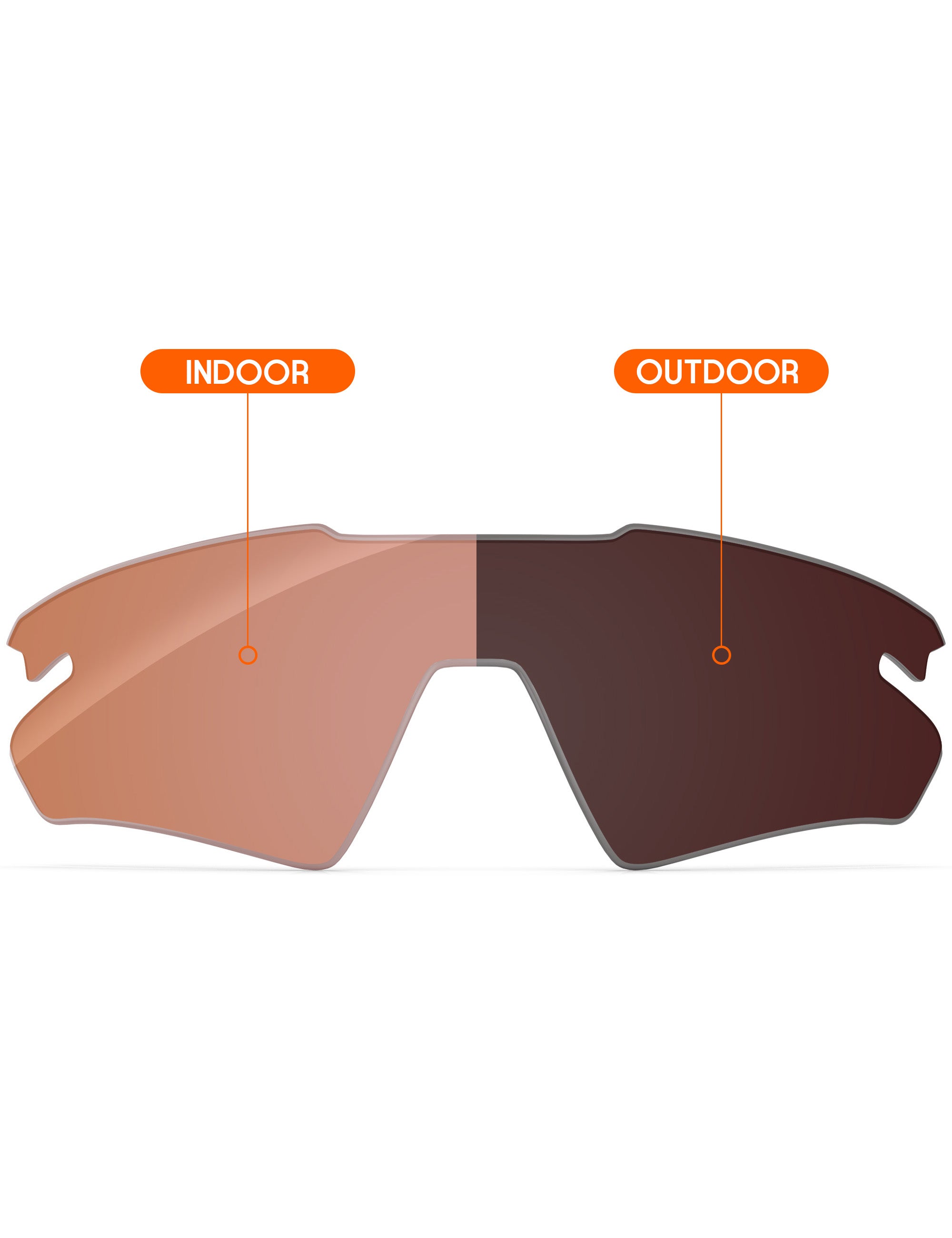 Orange Tint Photochromic-Non-Polarized