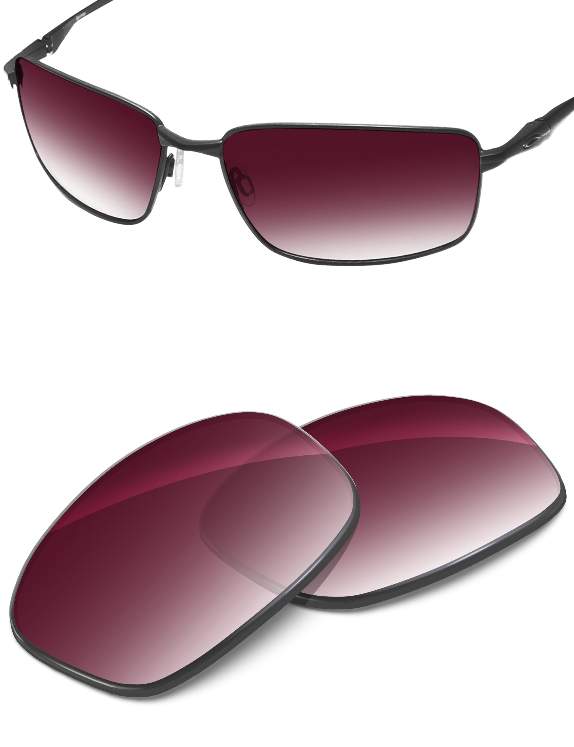 Wine Red Gradient-Non-Polarized
